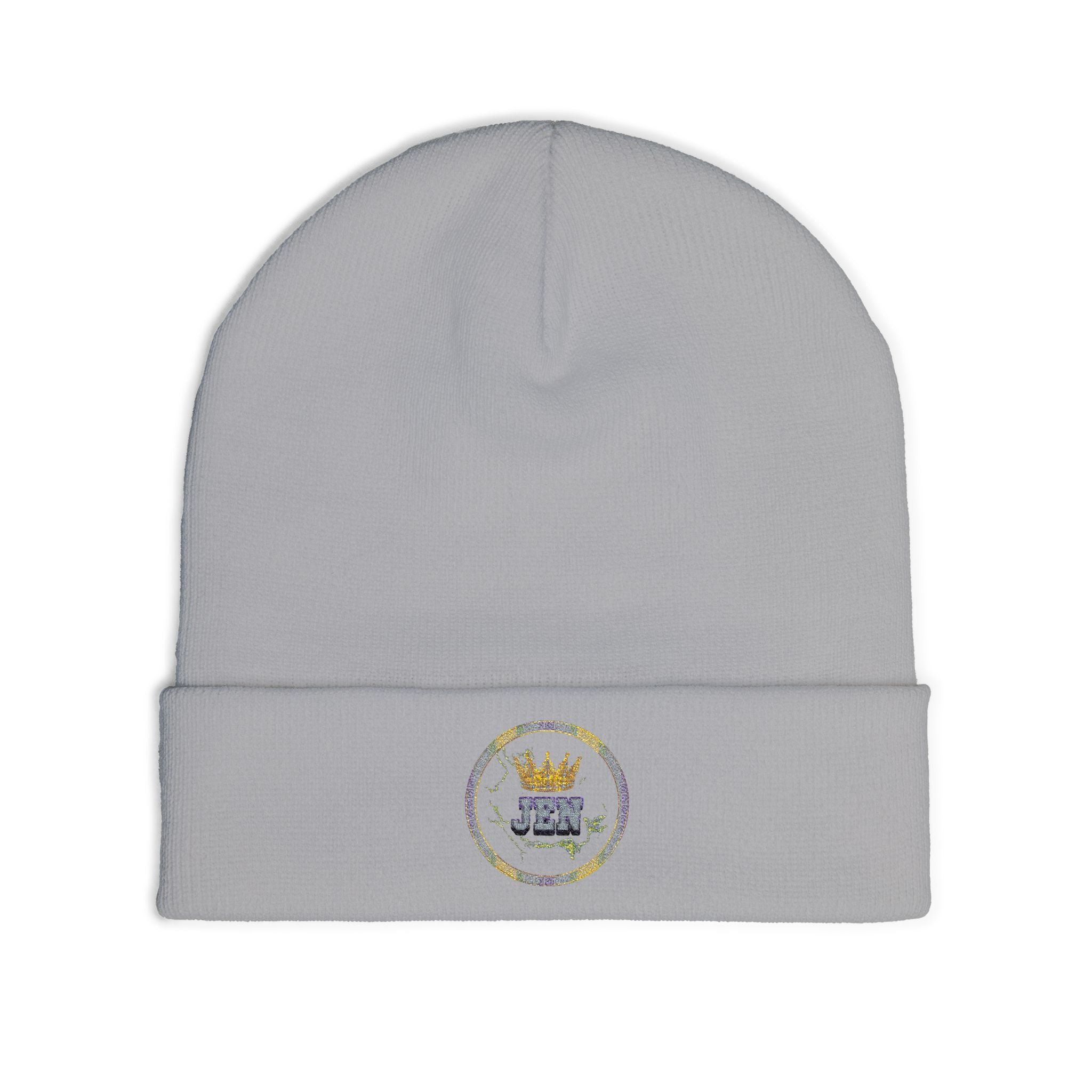 K1ng_Jen Beanie Hat Logo 1