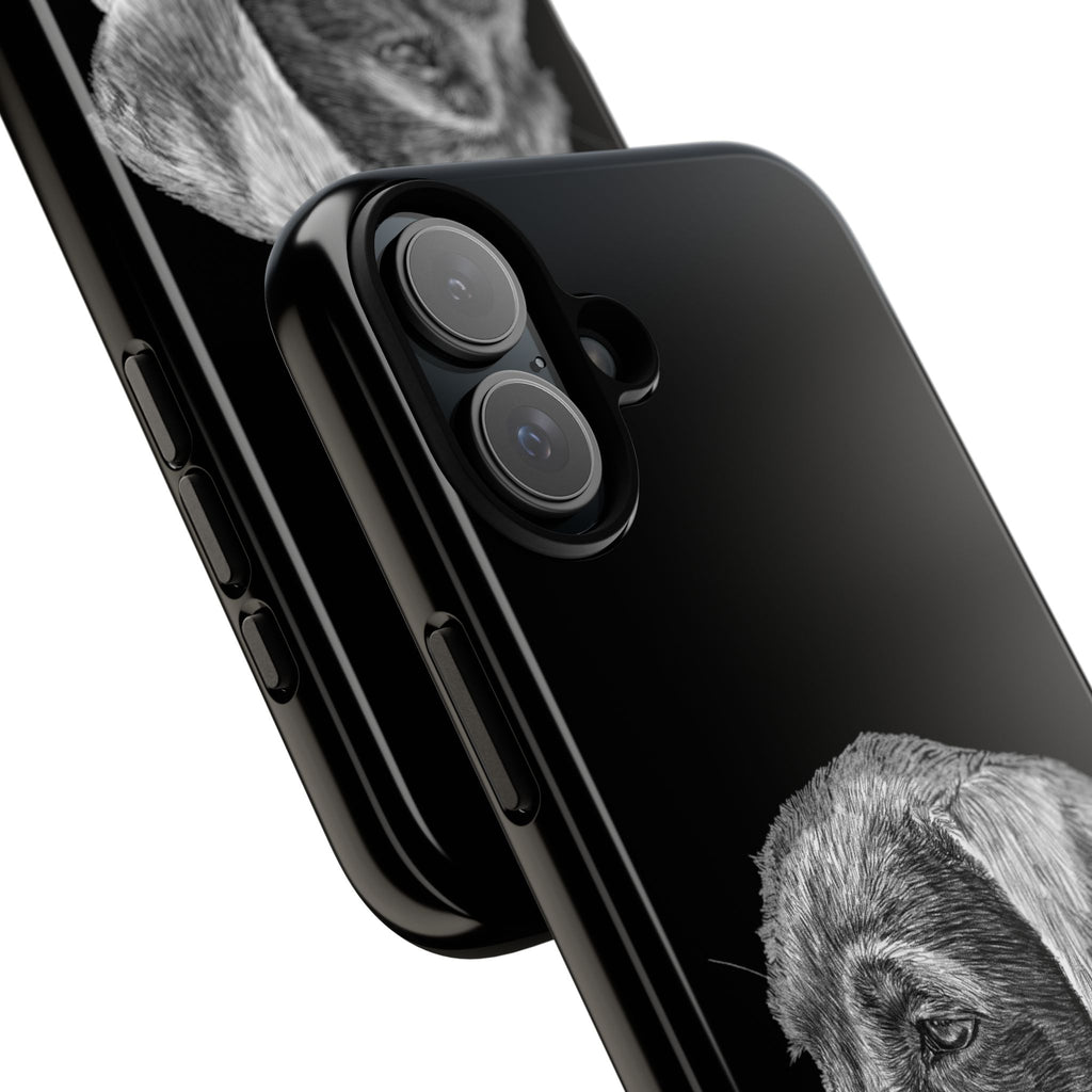 Custom Phone Case for Dog Lovers, Tough Cases with Labrador Design, Pet Owner Gift, Personalized Phone Cover, Animal Art Case