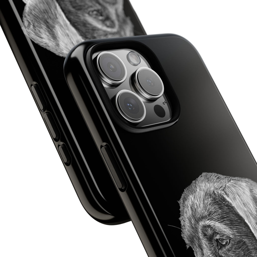 Custom Phone Case for Dog Lovers, Tough Cases with Labrador Design, Pet Owner Gift, Personalized Phone Cover, Animal Art Case