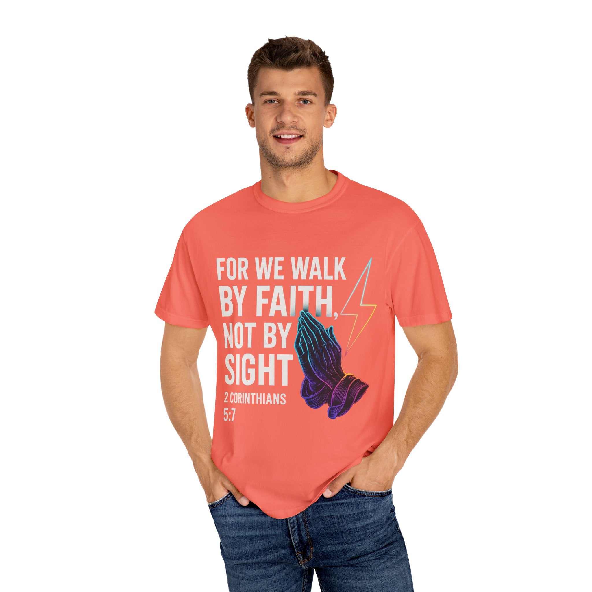 Garments of the Bible Unisex T-shirt 2 Corinthians 5:7