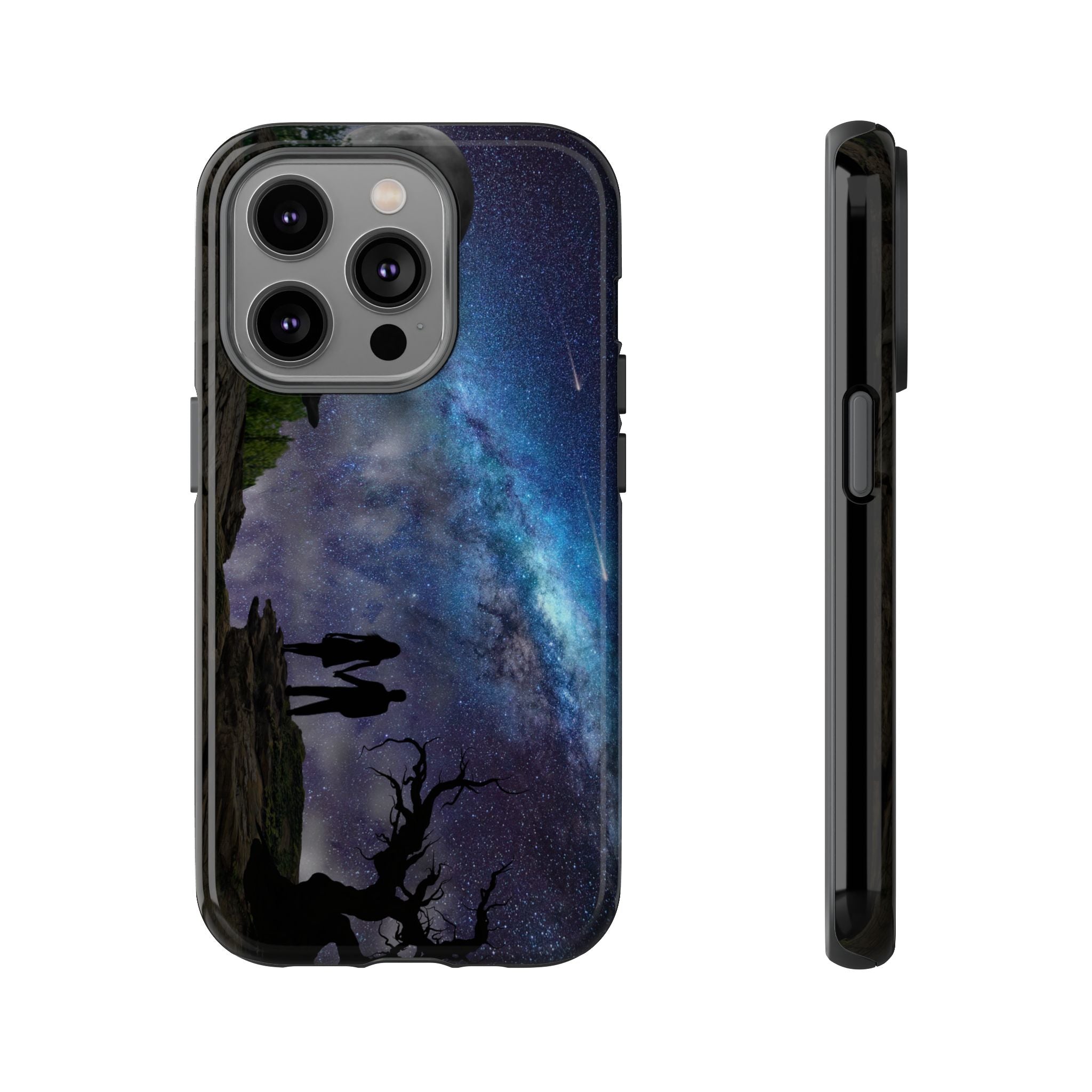 Starlit Galaxy Couples IPhone Case
