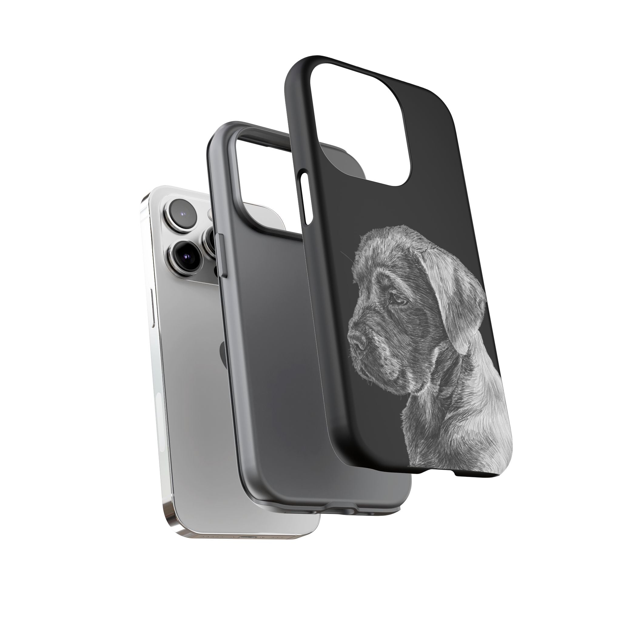Custom Phone Case for Dog Lovers, Tough Cases with Labrador Design, Pet Owner Gift, Personalized Phone Cover, Animal Art Case