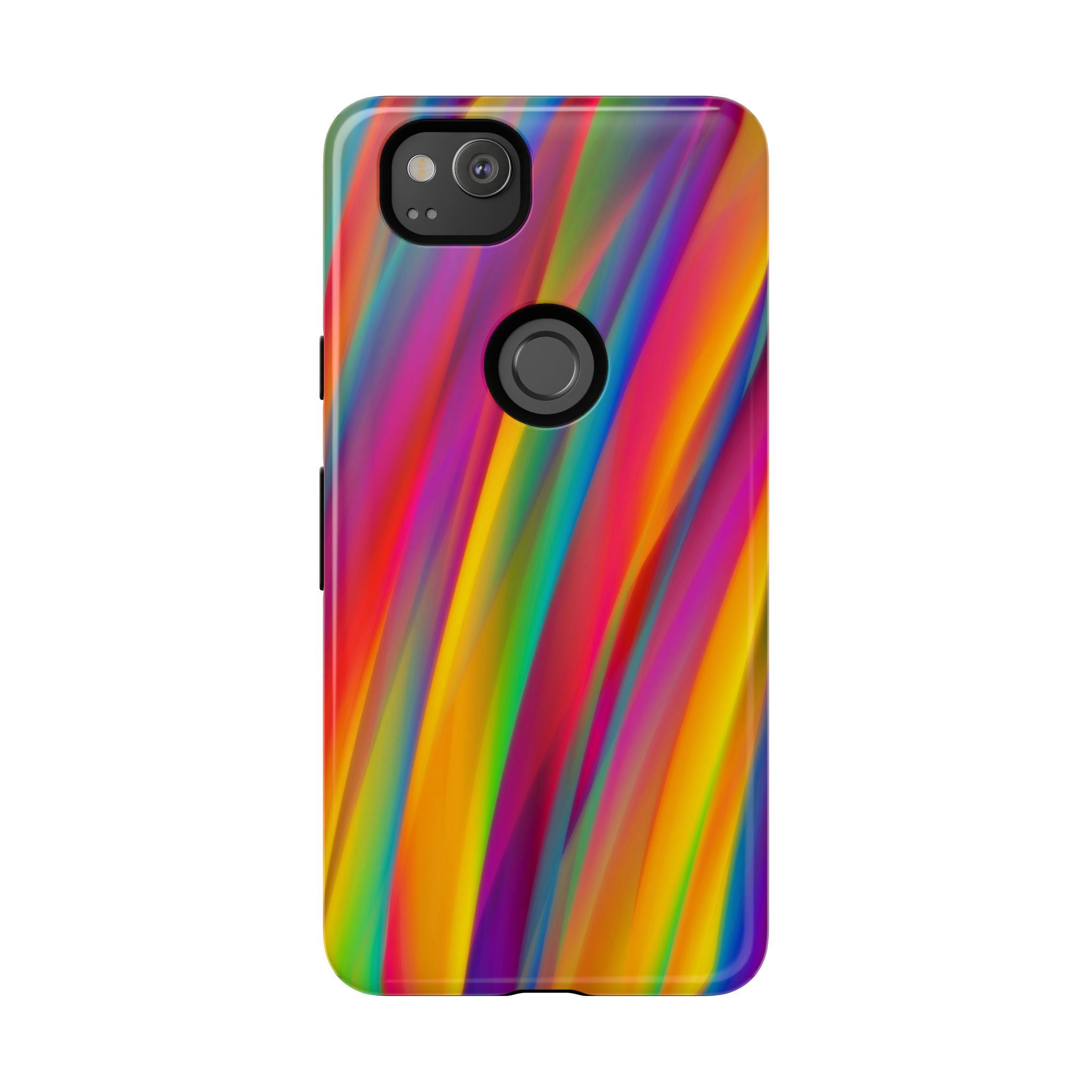Vibrant Tough Phone Case, Colorful Phone Protection, Artistic Cell Cover, Gift for Gamers, Fun Tech Accessory, Pride Celebration
