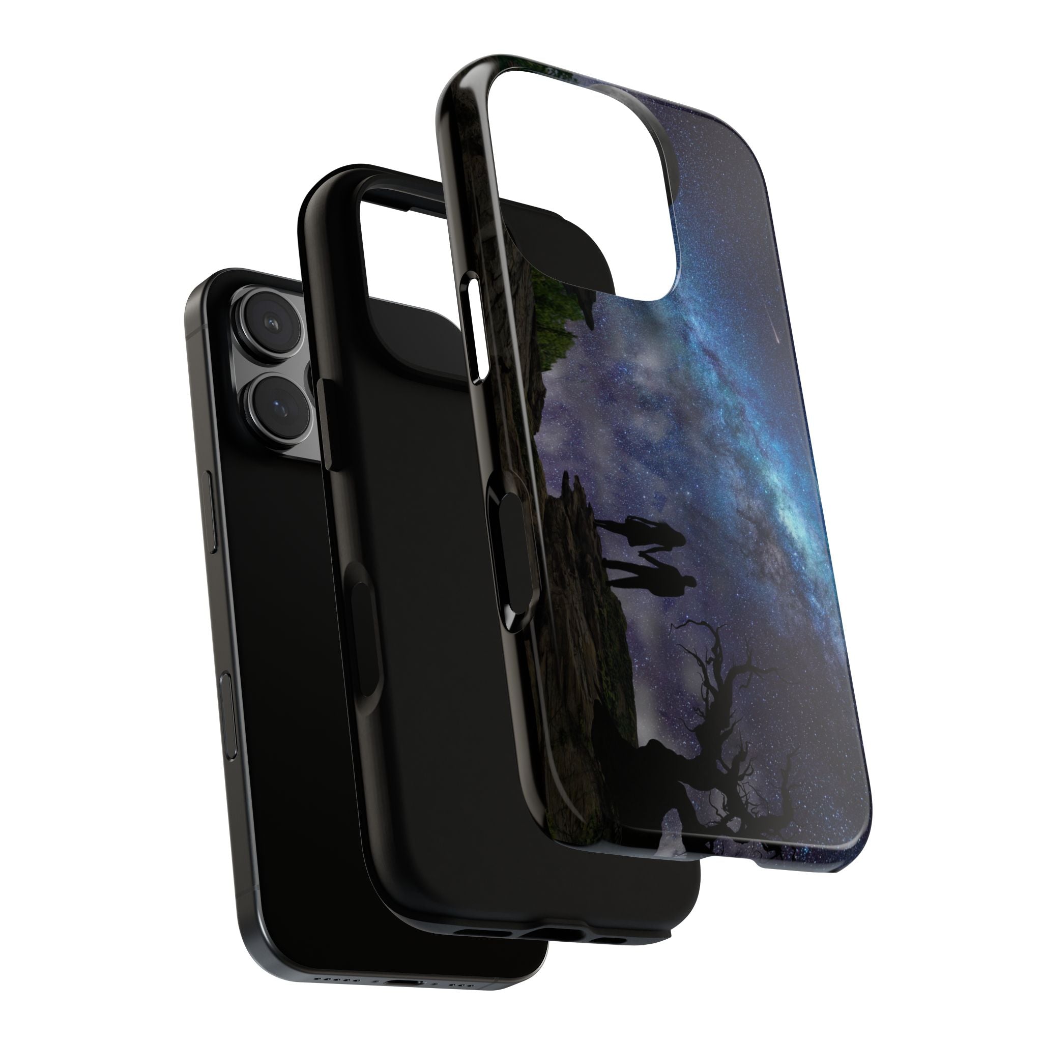 Starlit Galaxy Couples IPhone Case
