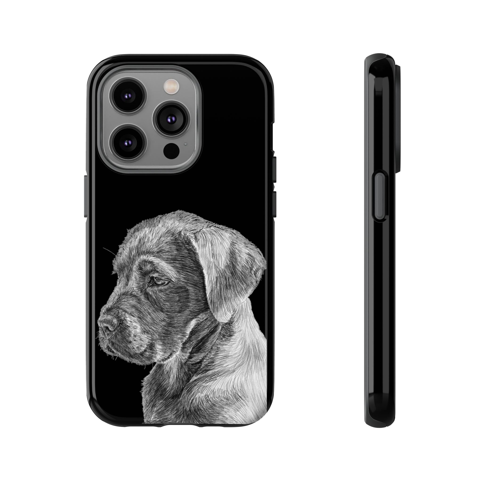 Custom Phone Case for Dog Lovers, Tough Cases with Labrador Design, Pet Owner Gift, Personalized Phone Cover, Animal Art Case