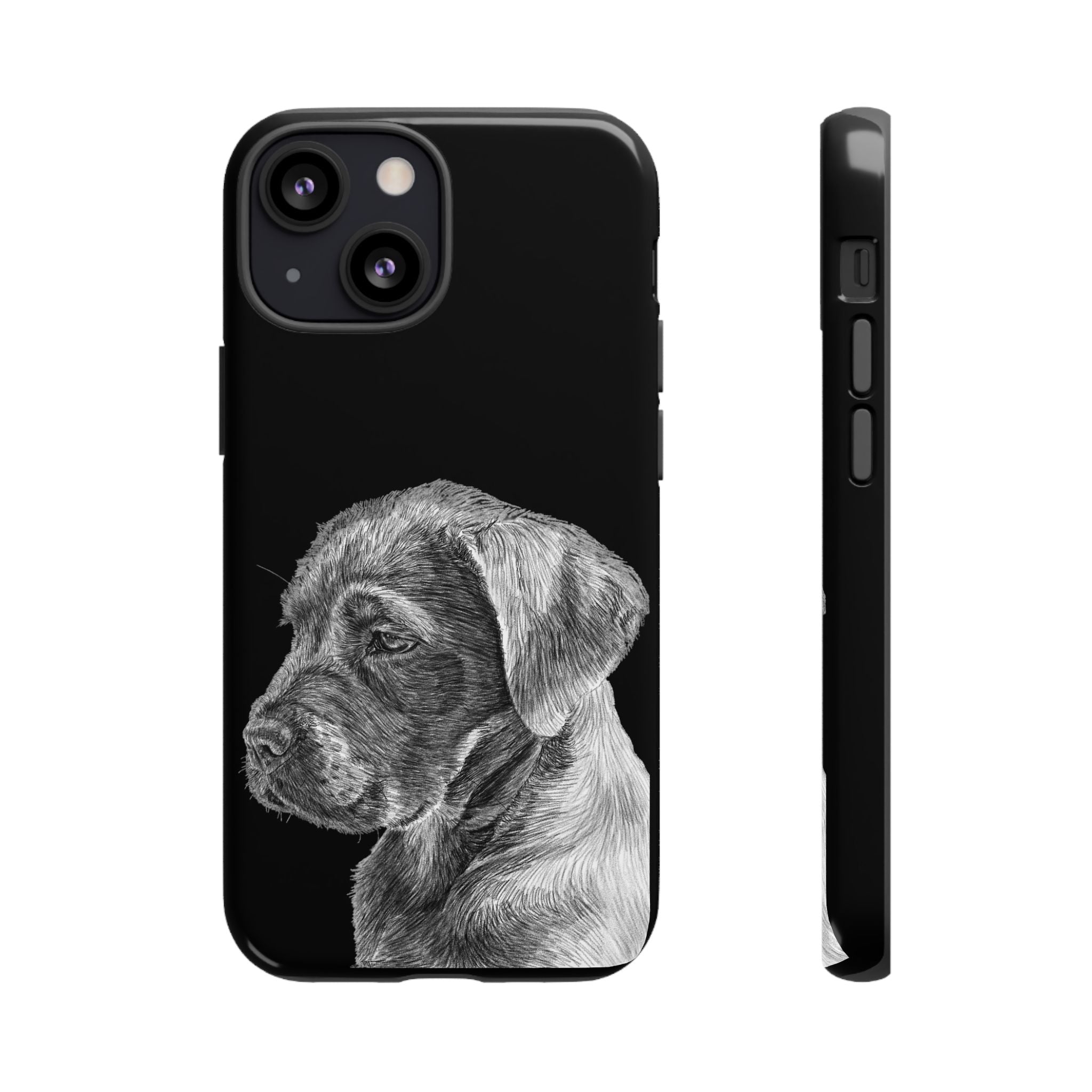 Custom Phone Case for Dog Lovers, Tough Cases with Labrador Design, Pet Owner Gift, Personalized Phone Cover, Animal Art Case