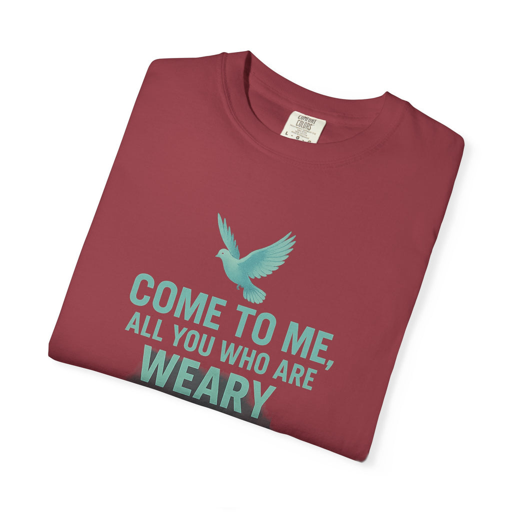 Garments of the Bible Unisex T-shirt Matthew 11:28