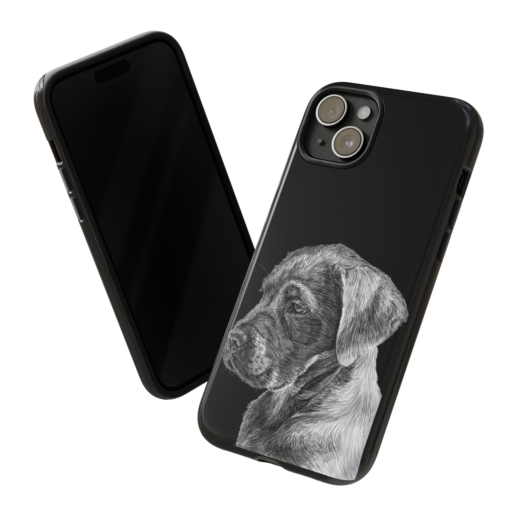 Custom Phone Case for Dog Lovers, Tough Cases with Labrador Design, Pet Owner Gift, Personalized Phone Cover, Animal Art Case