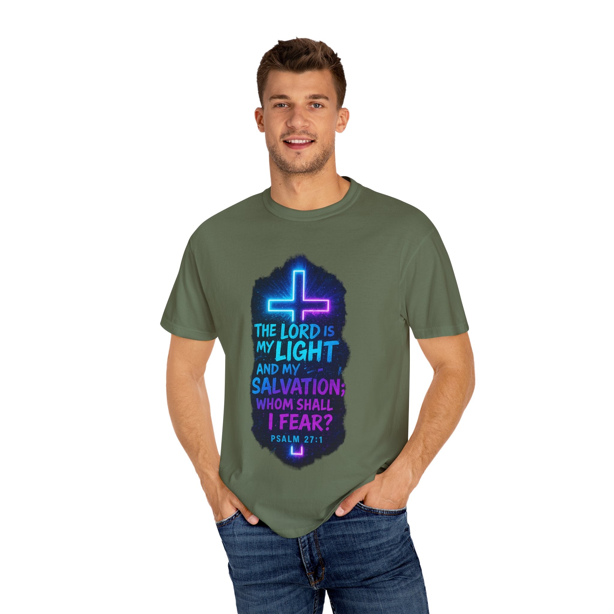 Garments of the Bible Unisex T-shirt Psalm 27:1