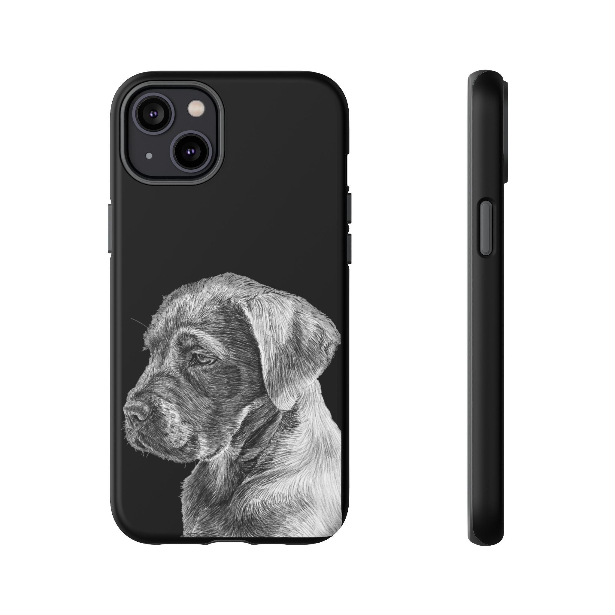 Custom Phone Case for Dog Lovers, Tough Cases with Labrador Design, Pet Owner Gift, Personalized Phone Cover, Animal Art Case
