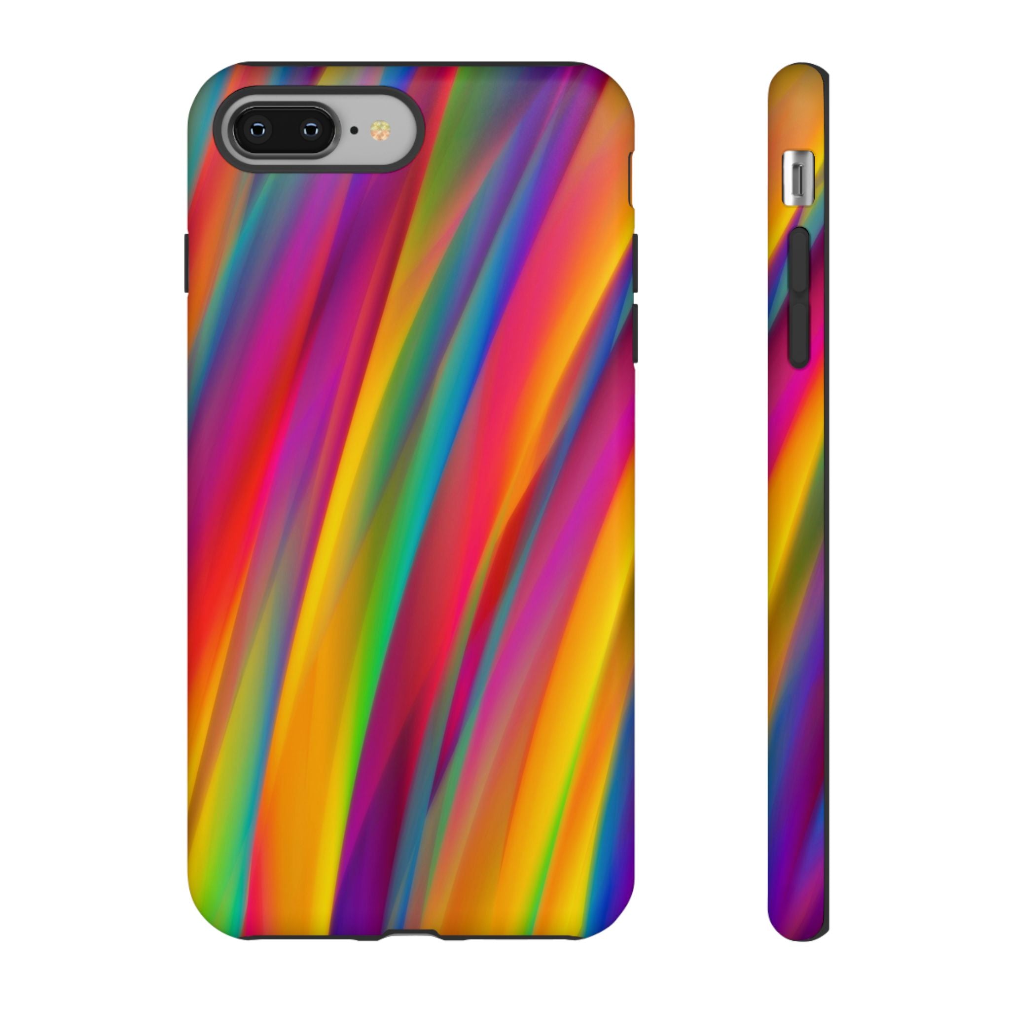 Vibrant Tough Phone Case, Colorful Phone Protection, Artistic Cell Cover, Gift for Gamers, Fun Tech Accessory, Pride Celebration