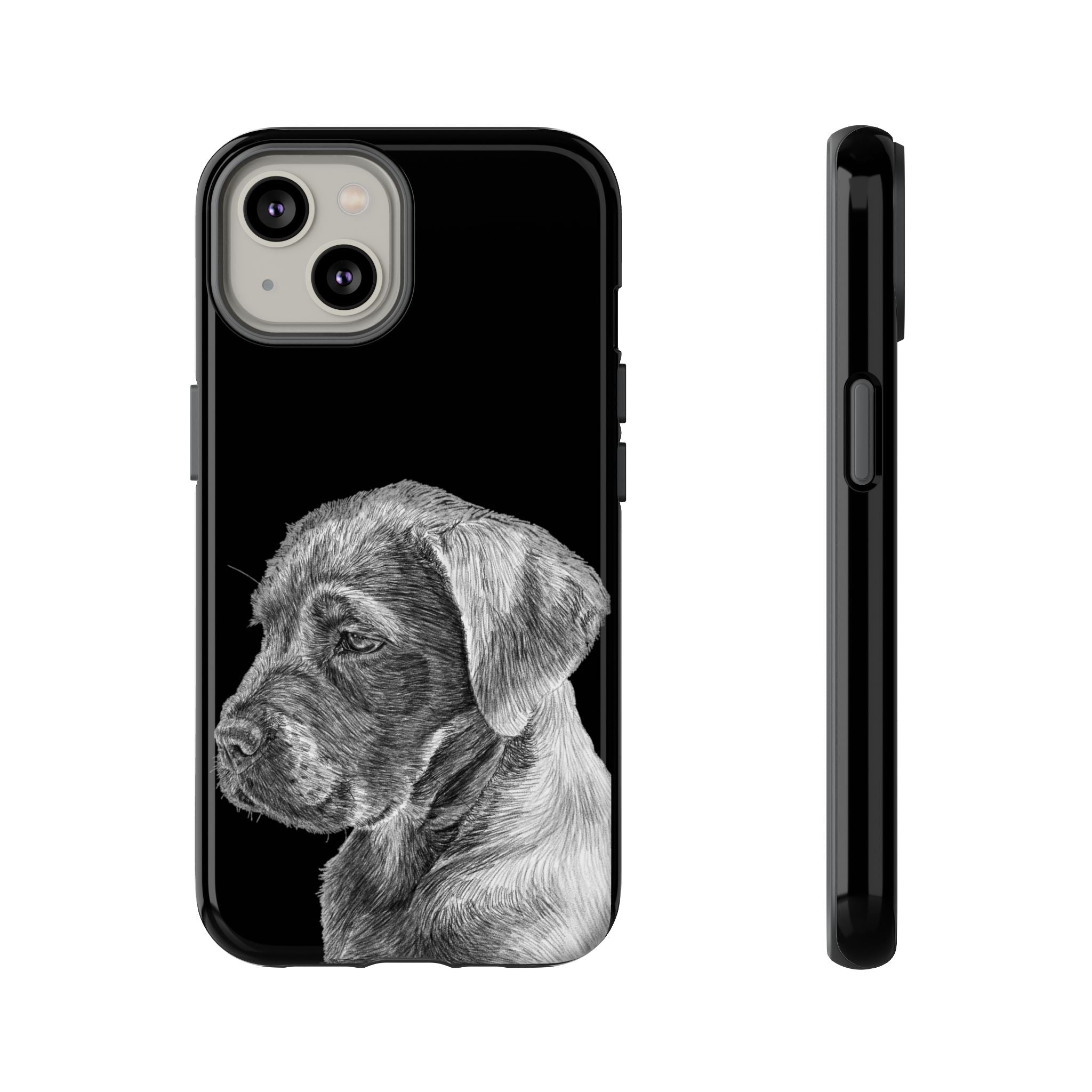 Custom Phone Case for Dog Lovers, Tough Cases with Labrador Design, Pet Owner Gift, Personalized Phone Cover, Animal Art Case
