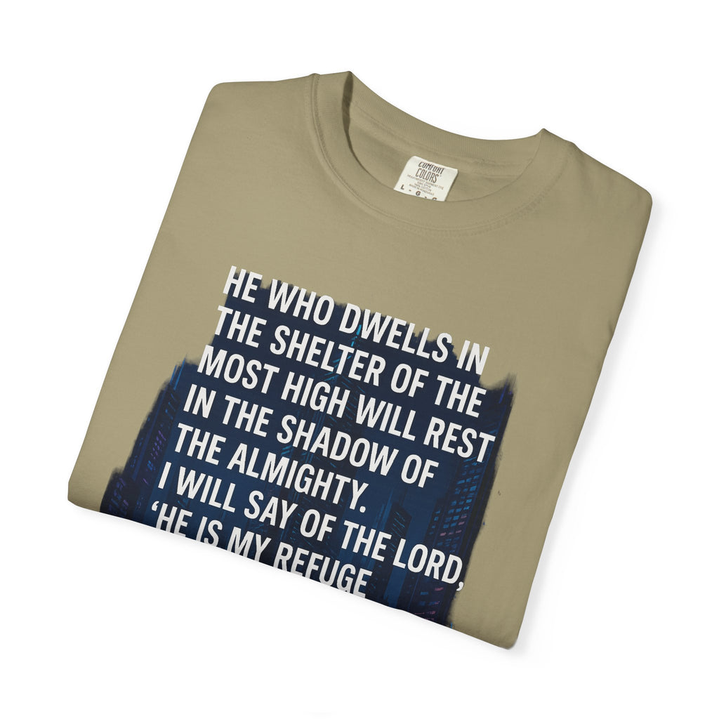 Garments of the Bible Unisex T-shirt Psalm 91:1-2