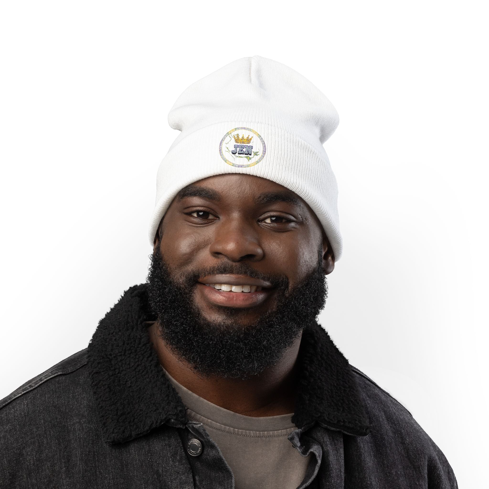 K1ng_Jen Beanie Hat Logo 1