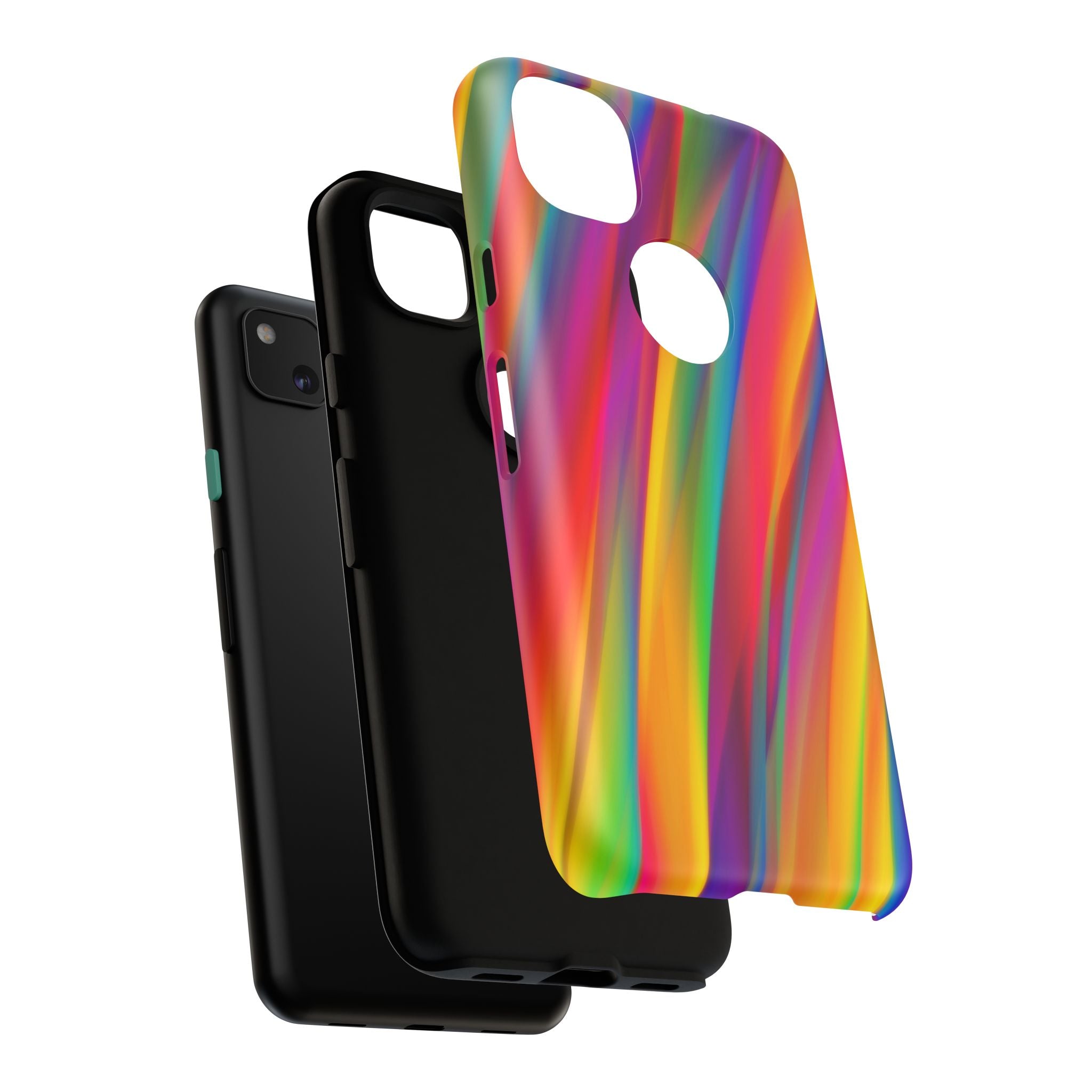Vibrant Tough Phone Case, Colorful Phone Protection, Artistic Cell Cover, Gift for Gamers, Fun Tech Accessory, Pride Celebration