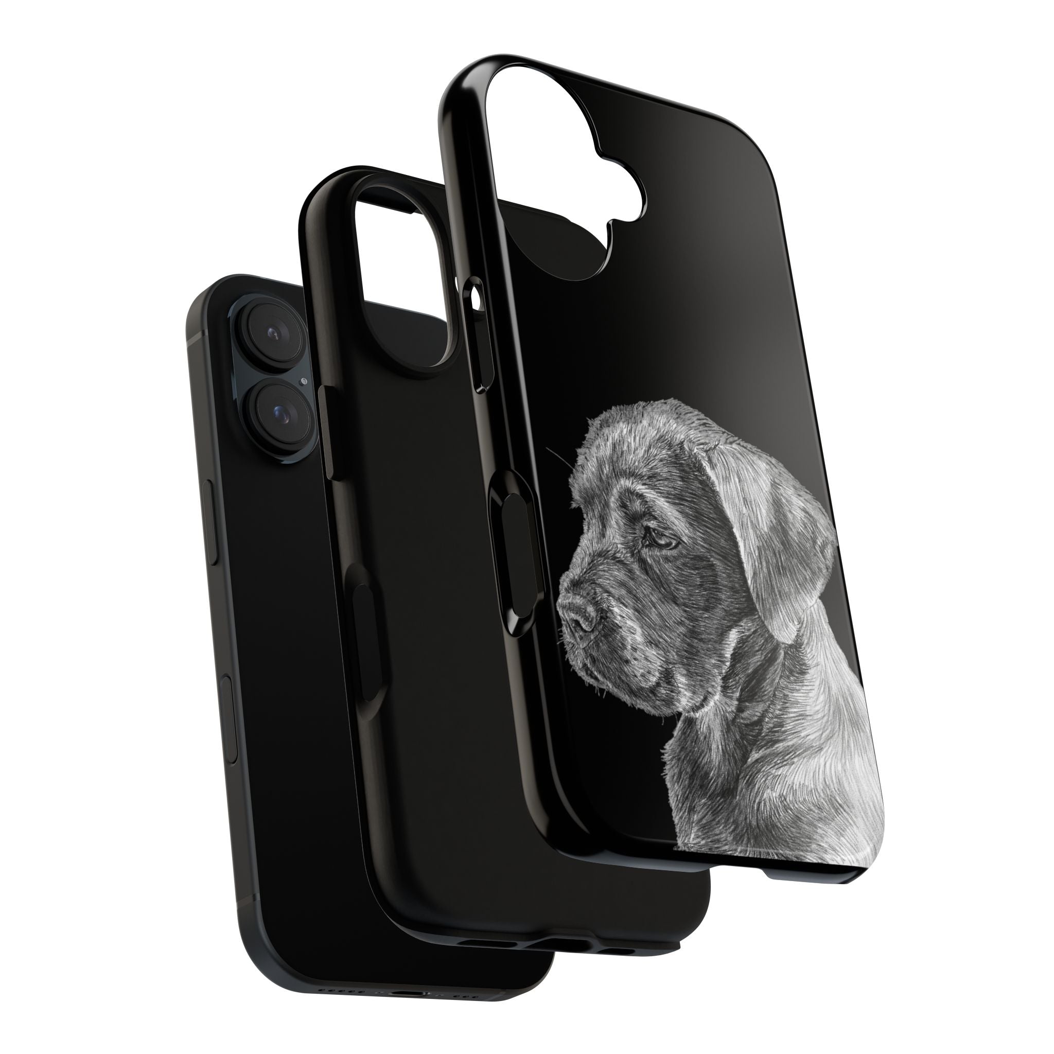 Custom Phone Case for Dog Lovers, Tough Cases with Labrador Design, Pet Owner Gift, Personalized Phone Cover, Animal Art Case