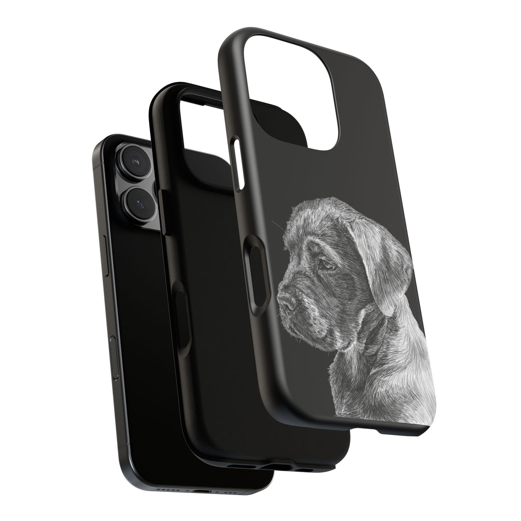 Custom Phone Case for Dog Lovers, Tough Cases with Labrador Design, Pet Owner Gift, Personalized Phone Cover, Animal Art Case