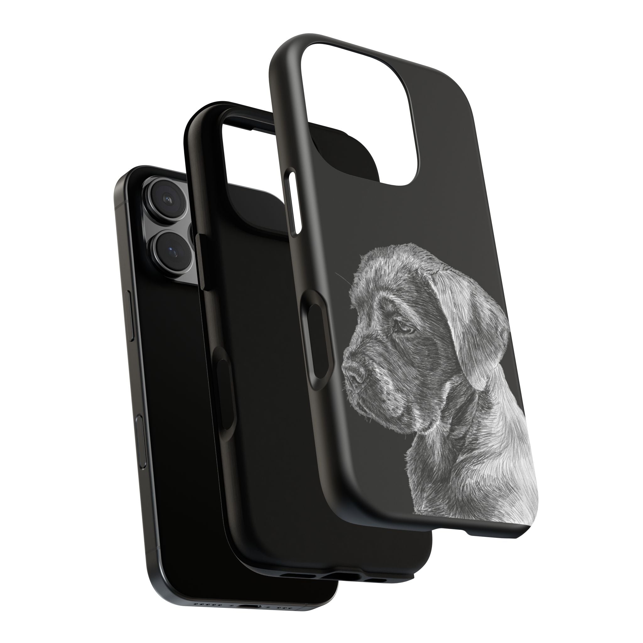 Custom Phone Case for Dog Lovers, Tough Cases with Labrador Design, Pet Owner Gift, Personalized Phone Cover, Animal Art Case