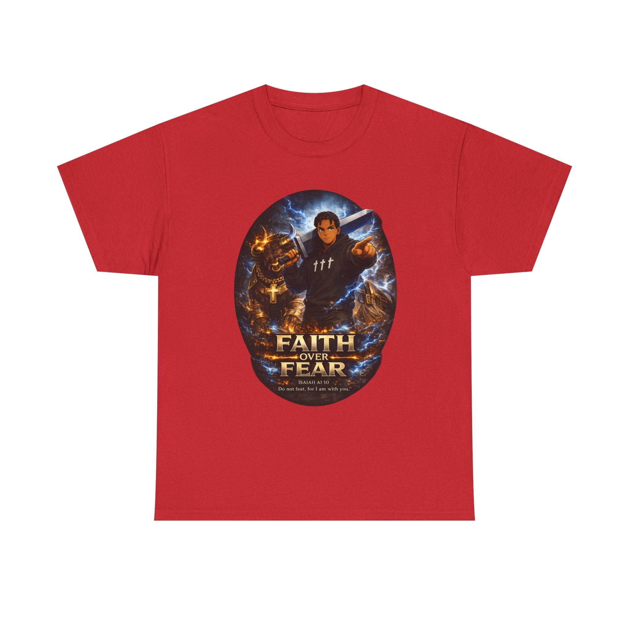 K1ng_Jen x Garments of the Bible T-shirt (Faith Over Fear)