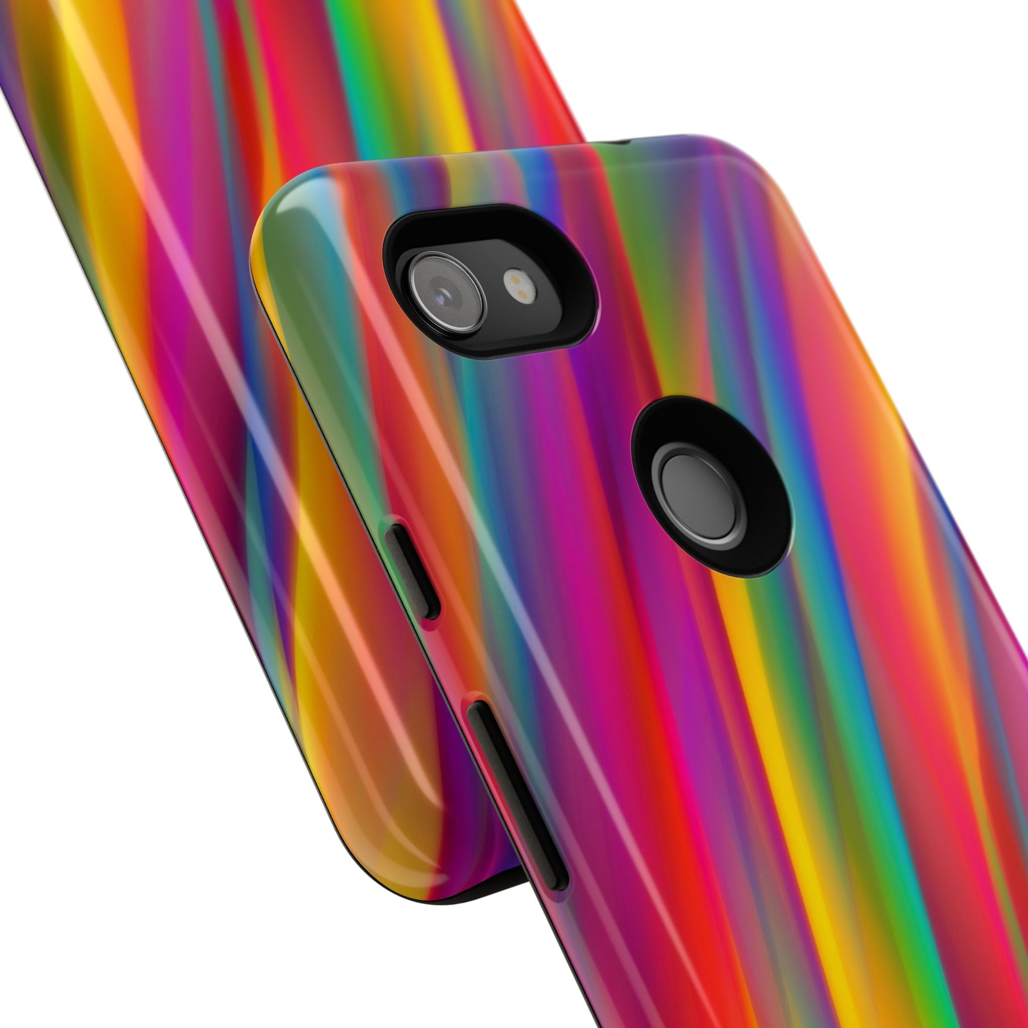 Vibrant Tough Phone Case, Colorful Phone Protection, Artistic Cell Cover, Gift for Gamers, Fun Tech Accessory, Pride Celebration