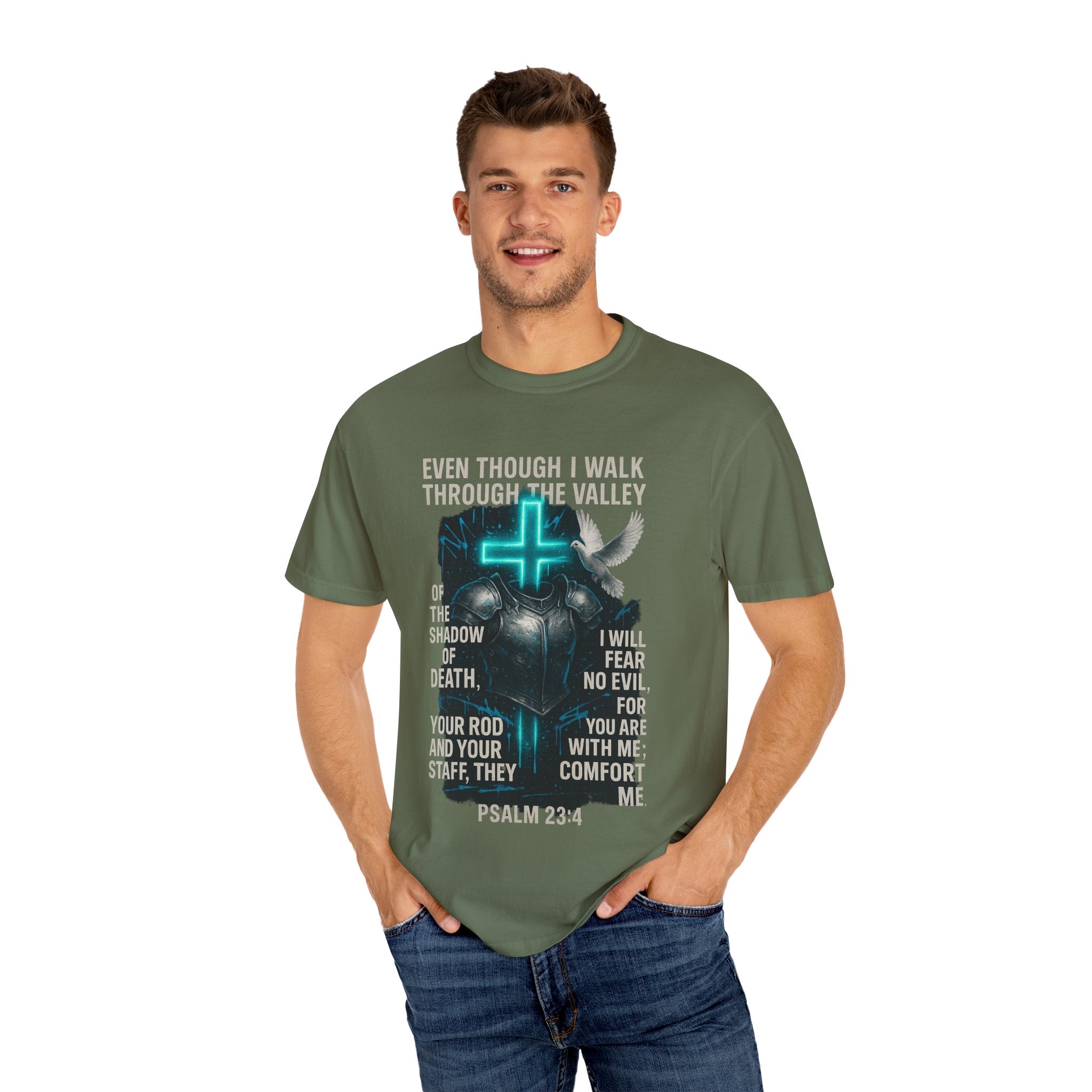 Garments of the Bible Unisex T-shirt Psalm 23:4