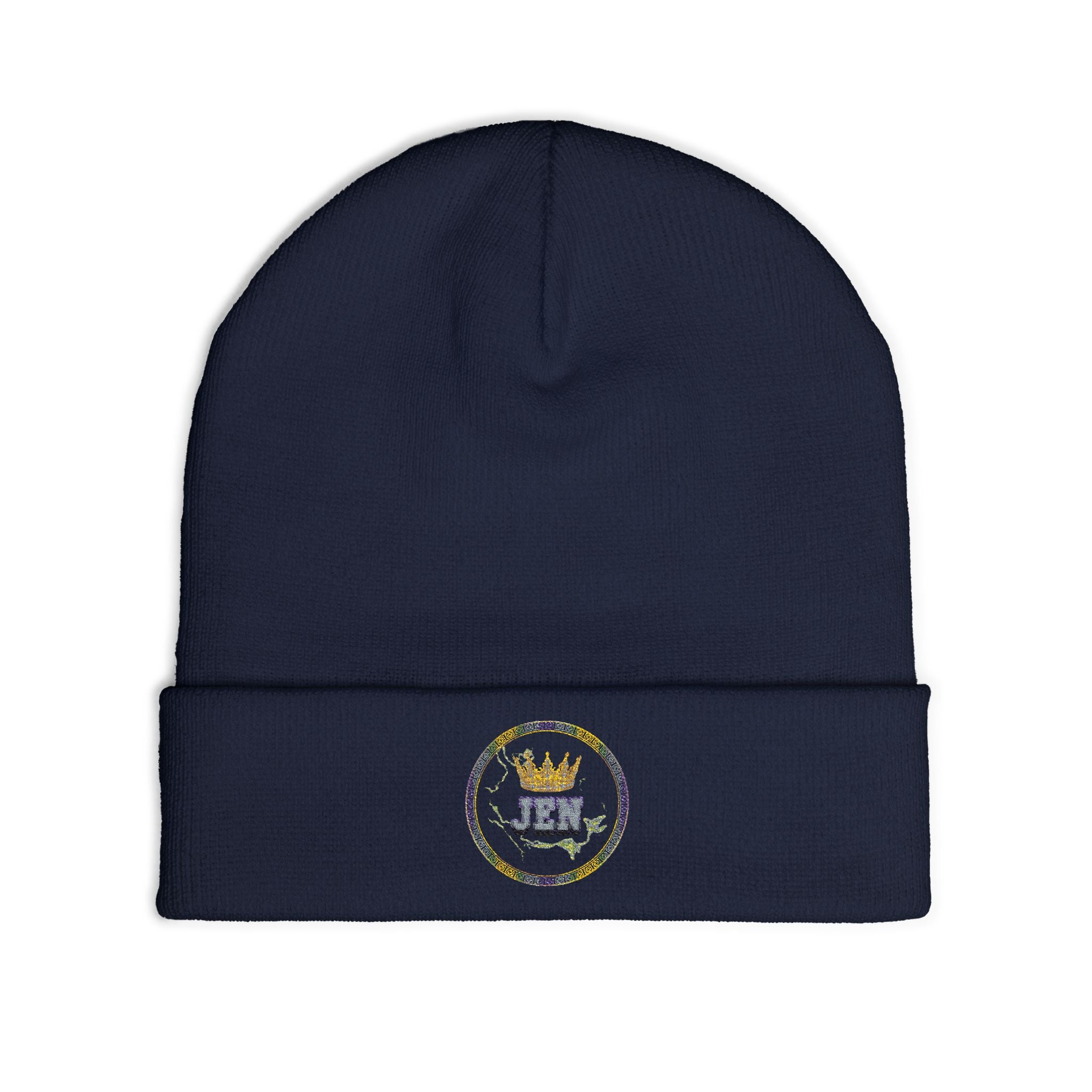 K1ng_Jen Beanie Hat Logo 1