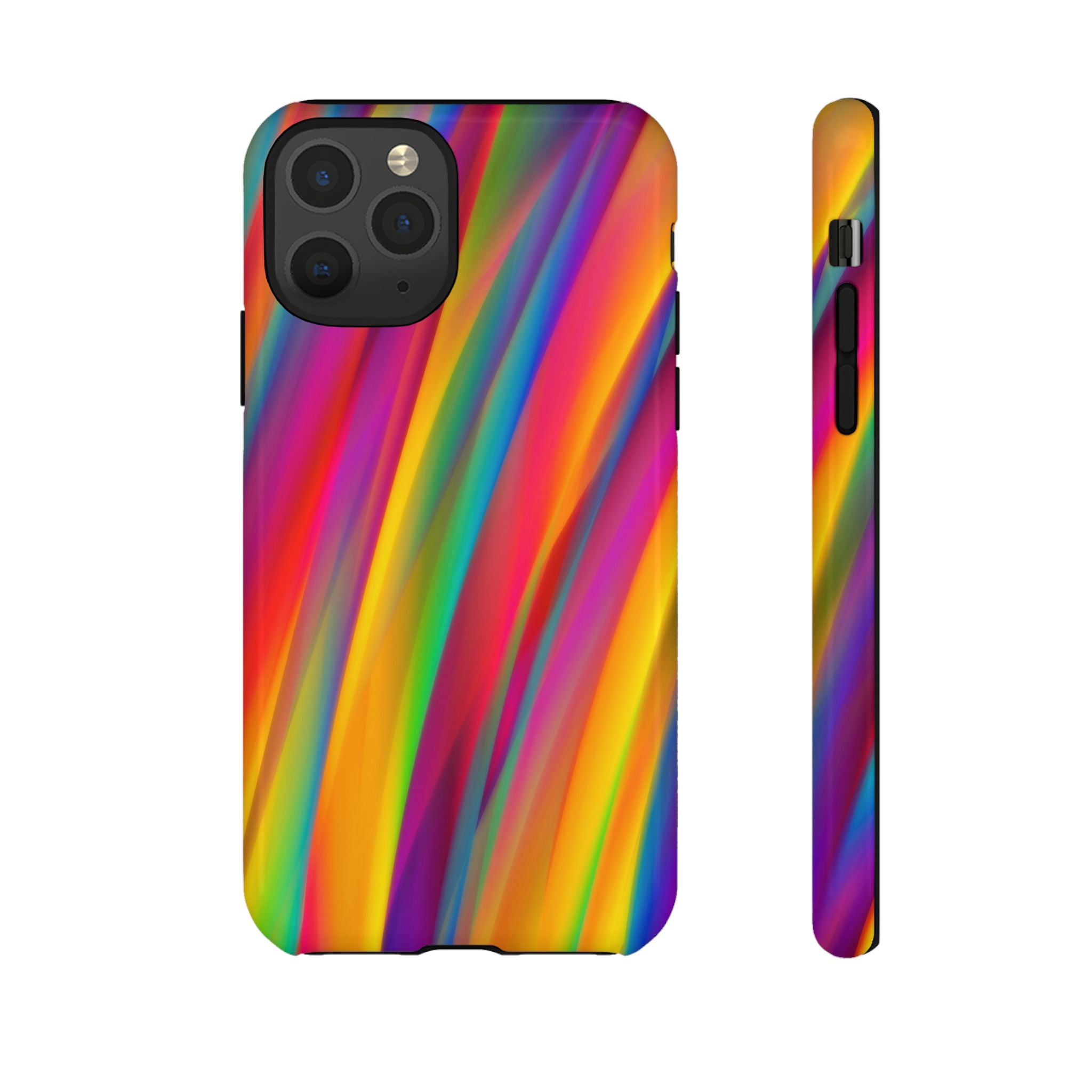 Vibrant Tough Phone Case, Colorful Phone Protection, Artistic Cell Cover, Gift for Gamers, Fun Tech Accessory, Pride Celebration