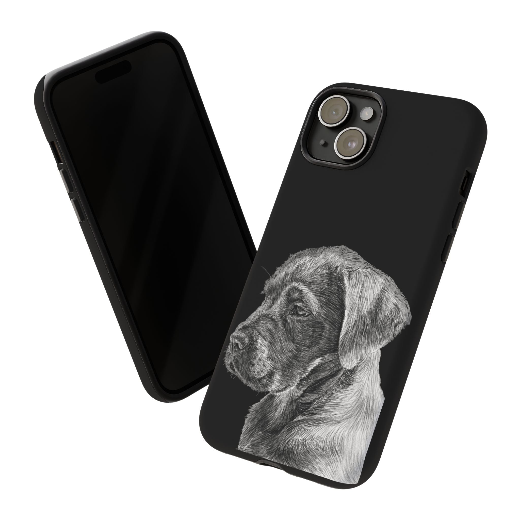 Custom Phone Case for Dog Lovers, Tough Cases with Labrador Design, Pet Owner Gift, Personalized Phone Cover, Animal Art Case