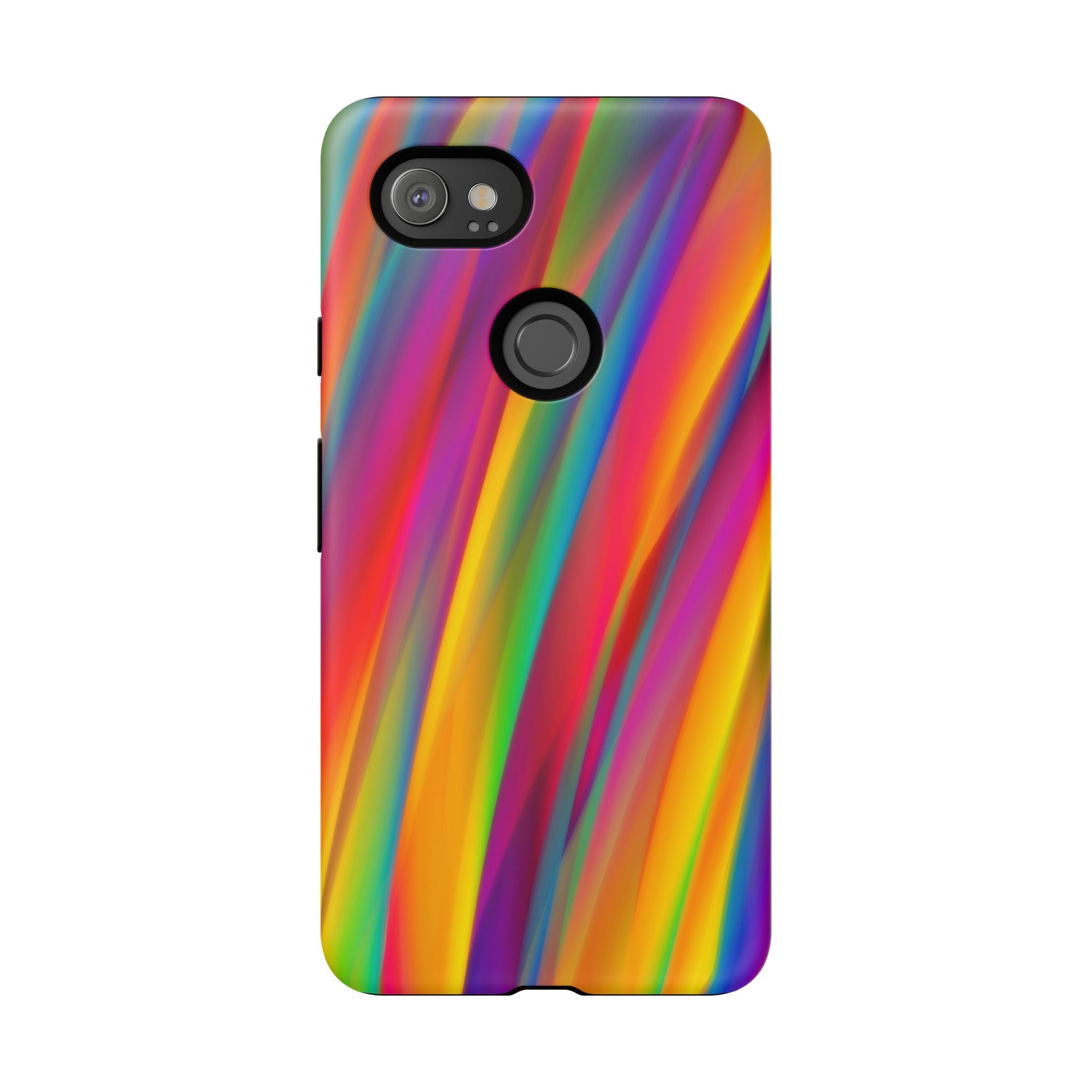 Vibrant Tough Phone Case, Colorful Phone Protection, Artistic Cell Cover, Gift for Gamers, Fun Tech Accessory, Pride Celebration