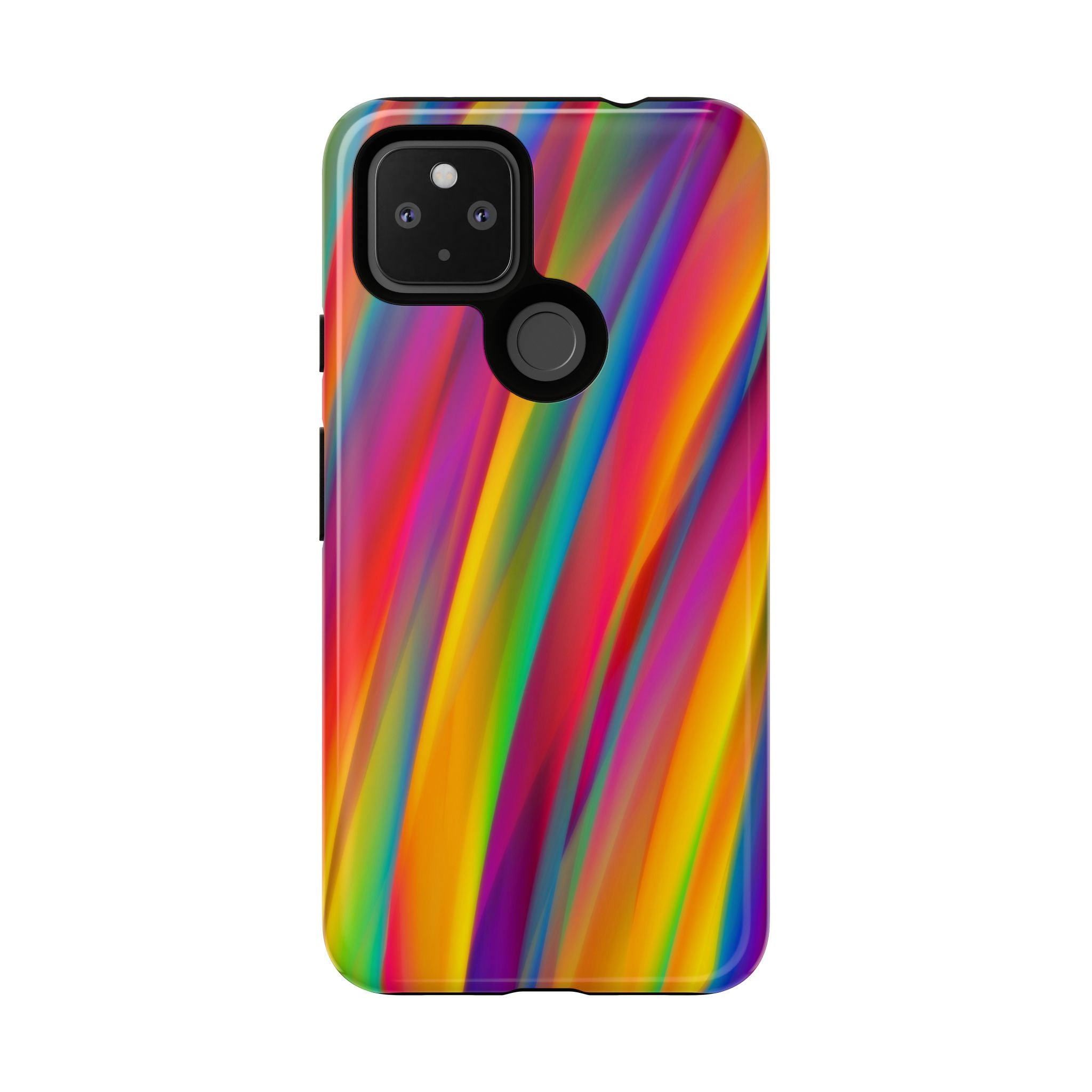 Vibrant Tough Phone Case, Colorful Phone Protection, Artistic Cell Cover, Gift for Gamers, Fun Tech Accessory, Pride Celebration
