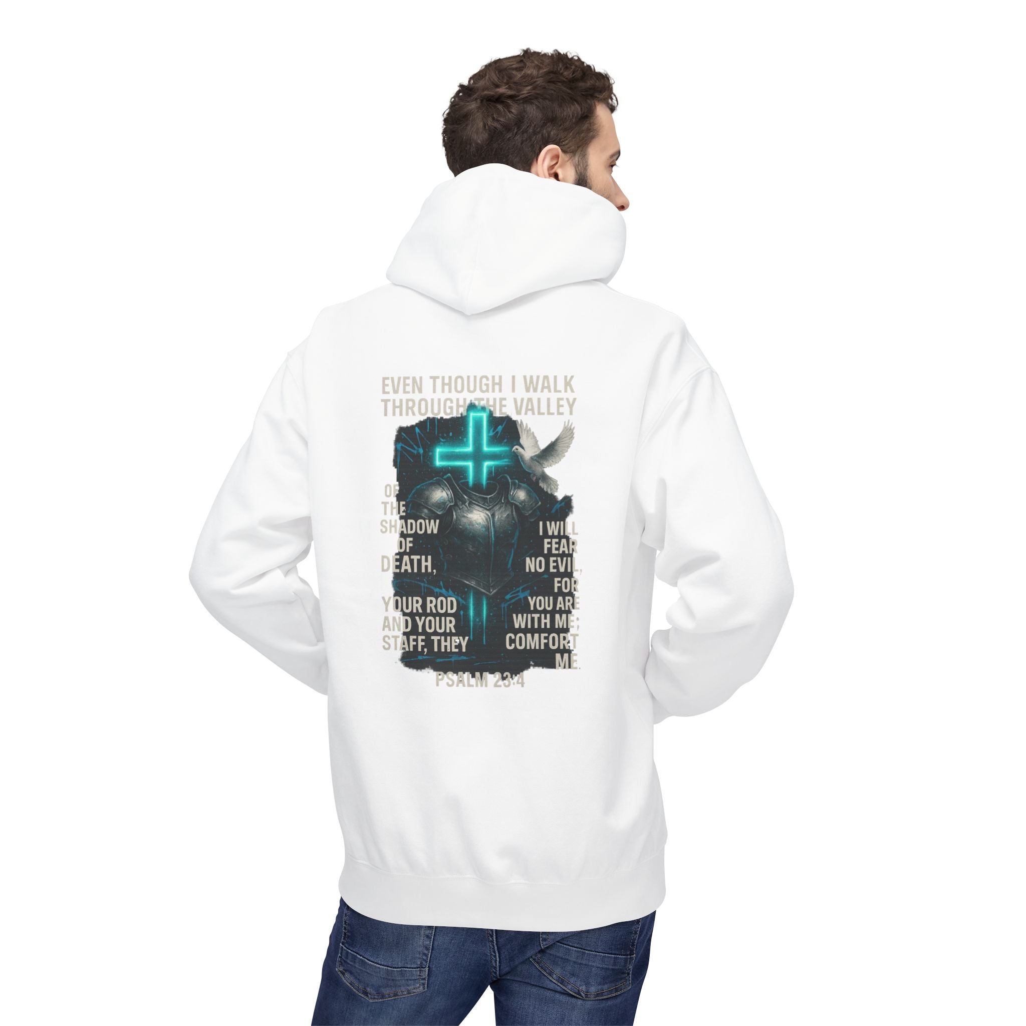 Garments of the Bible Unisex Hoodie Psalm 23:4