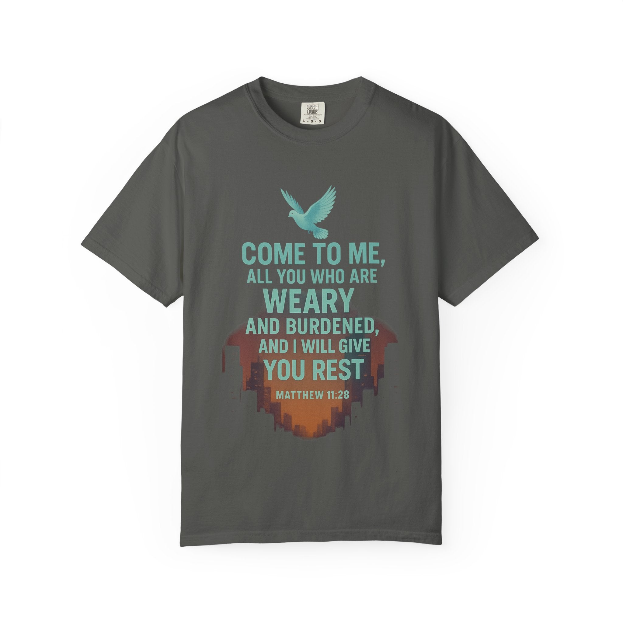 Garments of the Bible Unisex T-shirt Matthew 11:28
