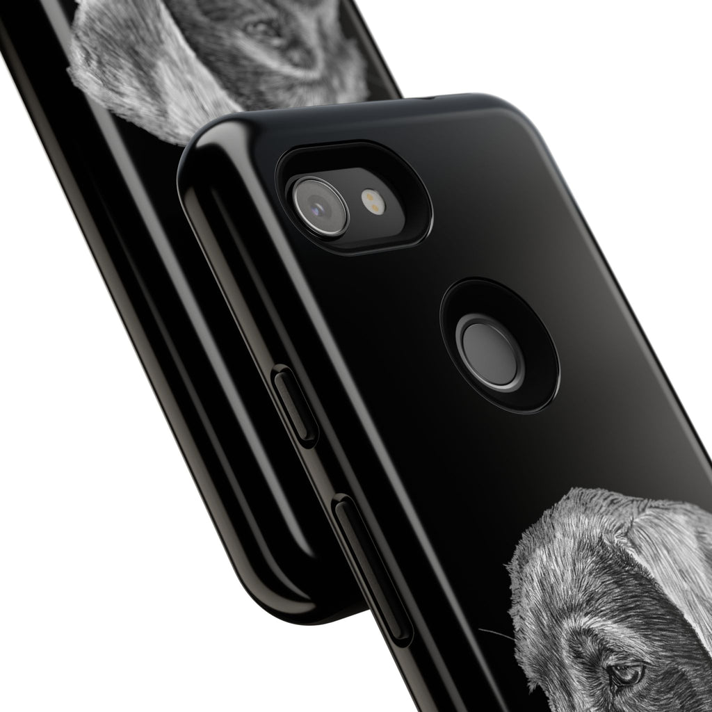 Custom Phone Case for Dog Lovers, Tough Cases with Labrador Design, Pet Owner Gift, Personalized Phone Cover, Animal Art Case