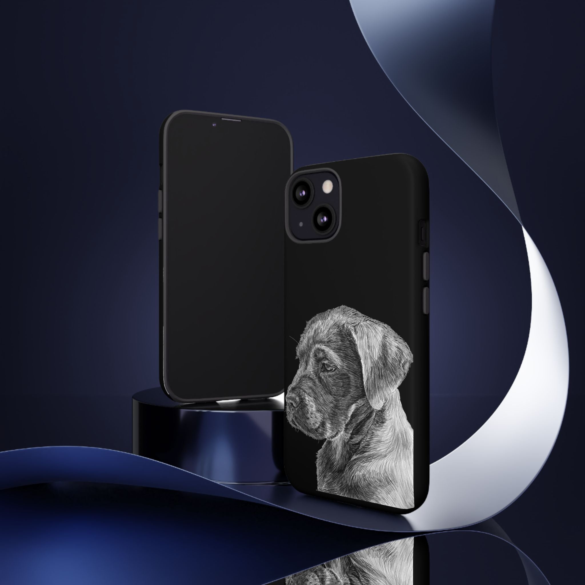 Custom Phone Case for Dog Lovers, Tough Cases with Labrador Design, Pet Owner Gift, Personalized Phone Cover, Animal Art Case