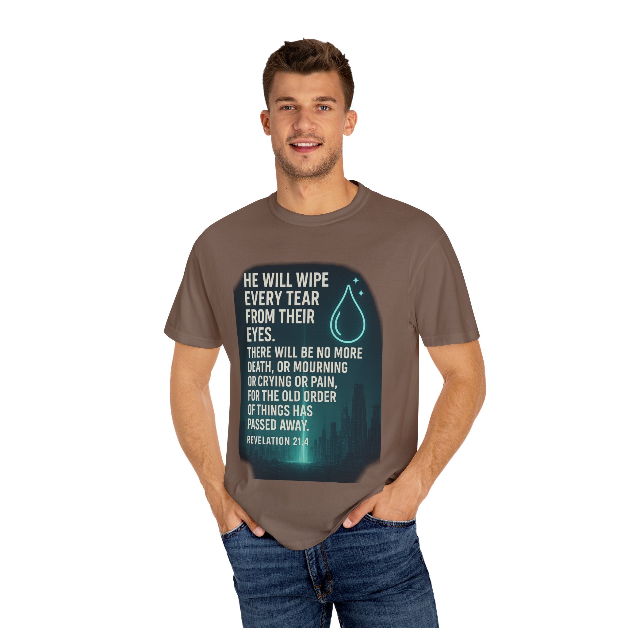 Garments of the Bible Unisex T-shirt Revelations 21:4
