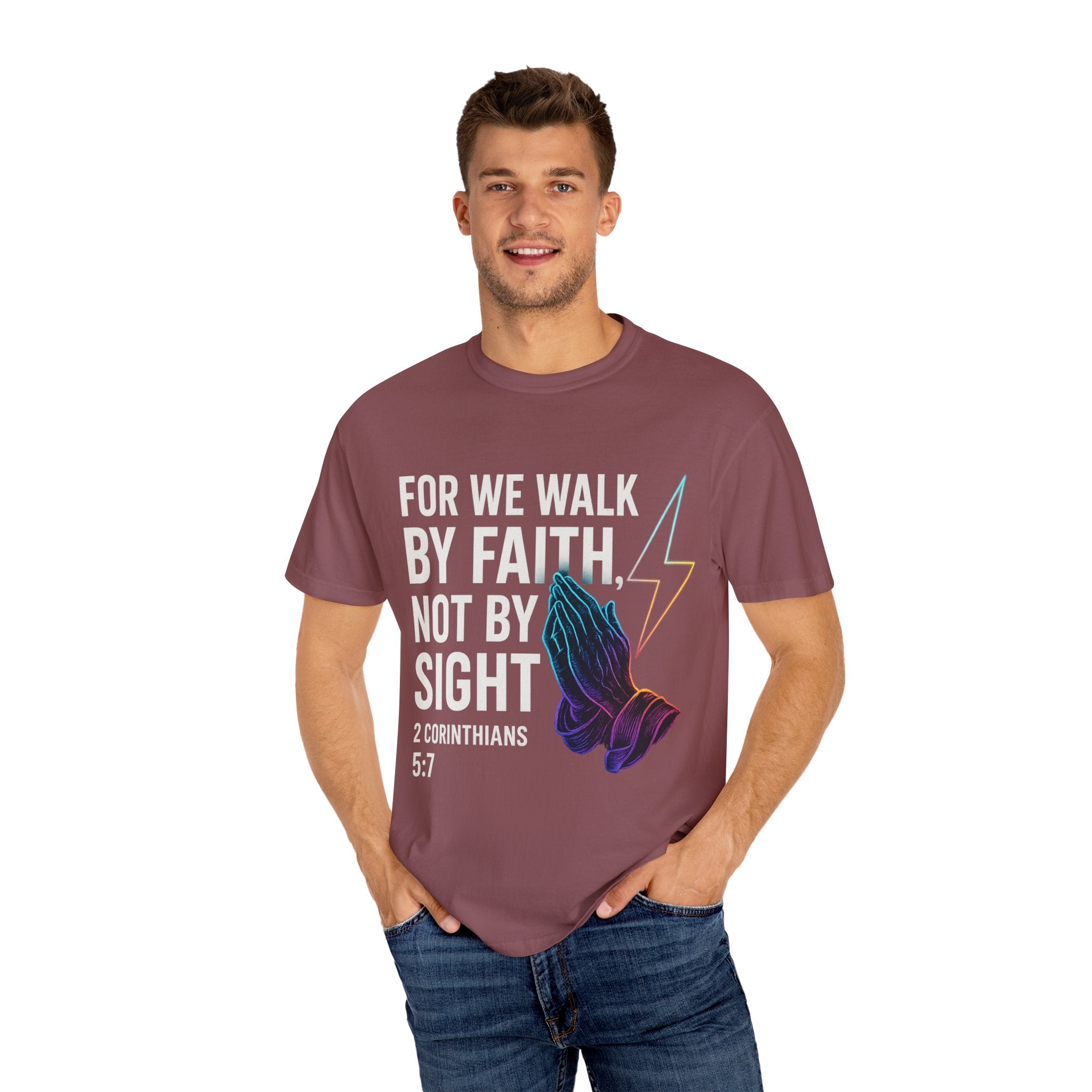 Garments of the Bible Unisex T-shirt 2 Corinthians 5:7