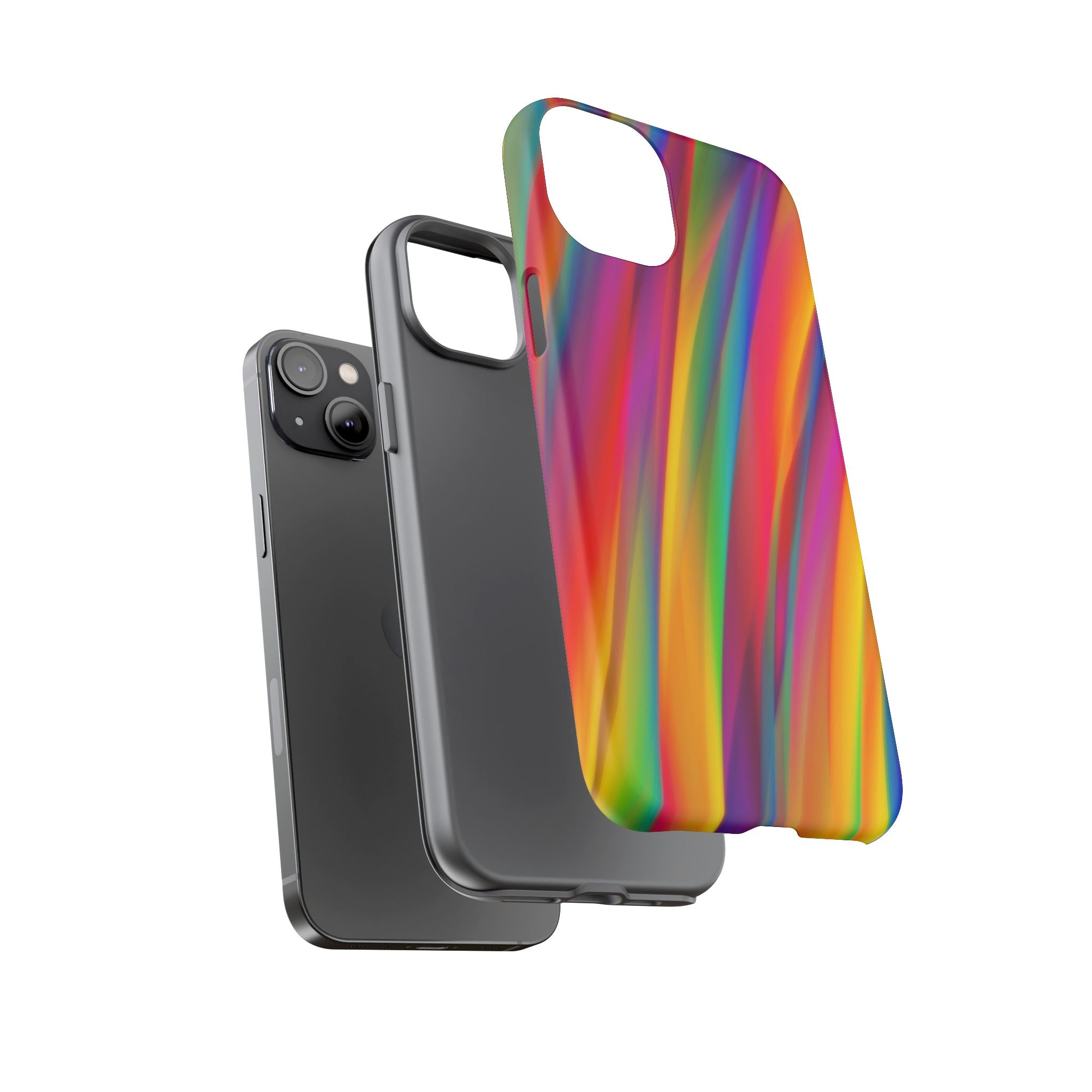 Vibrant Tough Phone Case, Colorful Phone Protection, Artistic Cell Cover, Gift for Gamers, Fun Tech Accessory, Pride Celebration