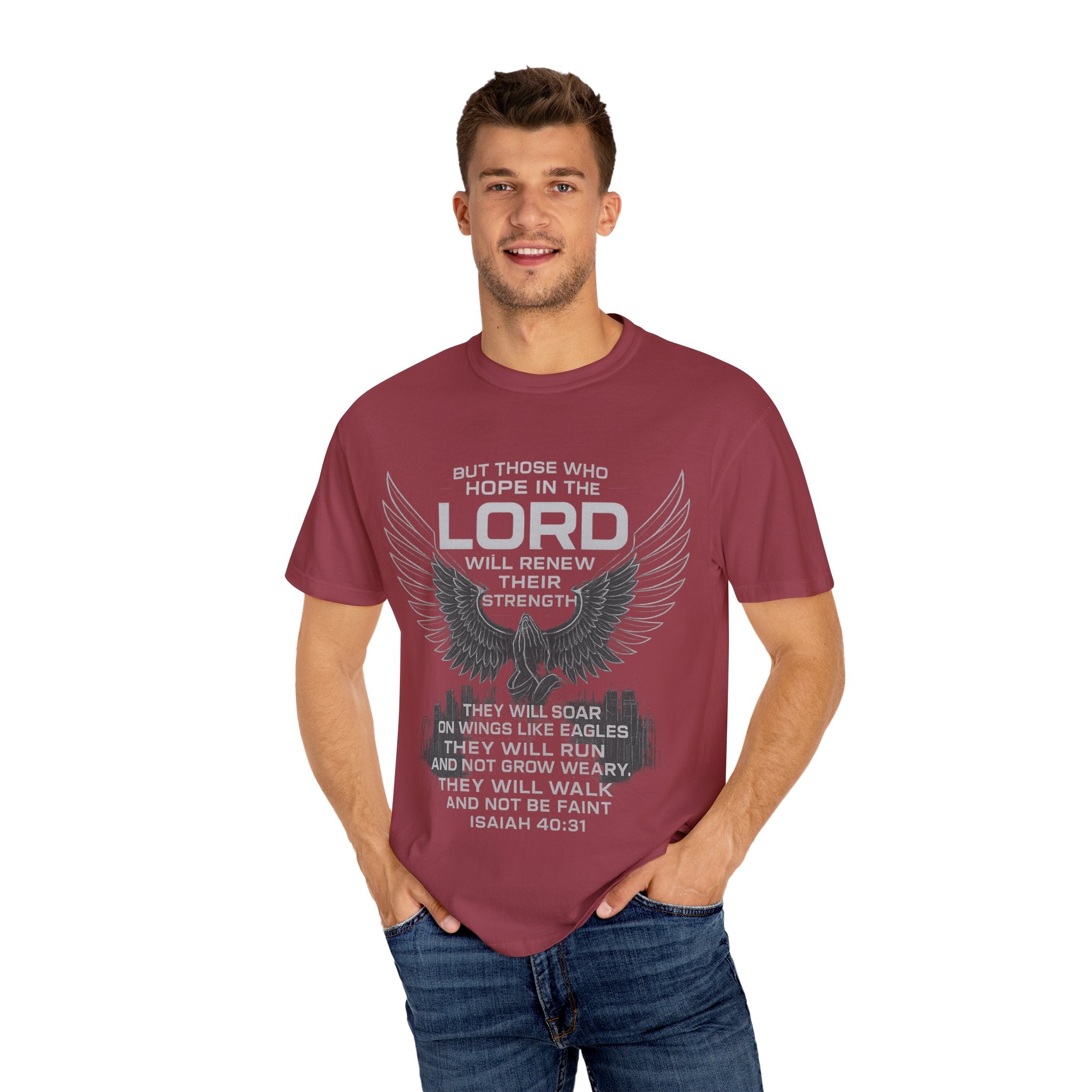 Garments of the Bible Unisex T-shirt Isaiah 40:31
