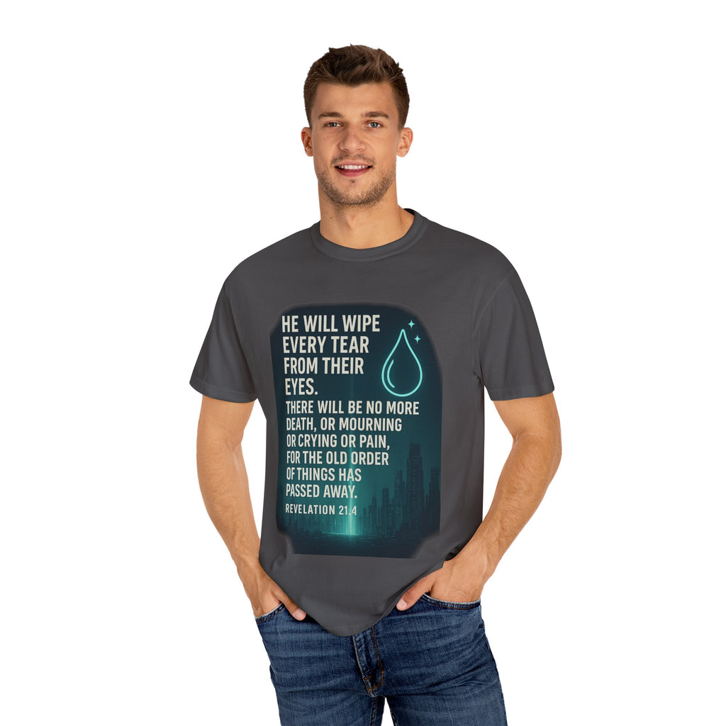 Garments of the Bible Unisex T-shirt Revelations 21:4