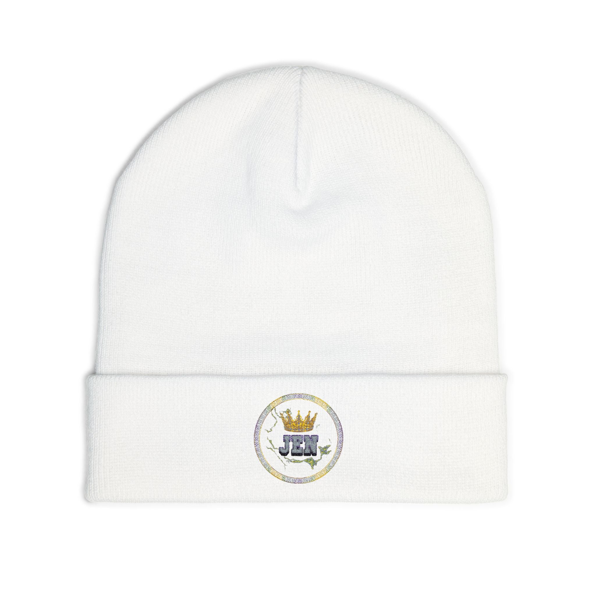 K1ng_Jen Beanie Hat Logo 1