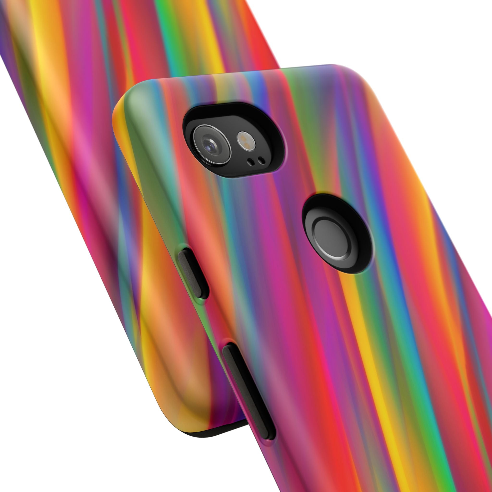 Vibrant Tough Phone Case, Colorful Phone Protection, Artistic Cell Cover, Gift for Gamers, Fun Tech Accessory, Pride Celebration