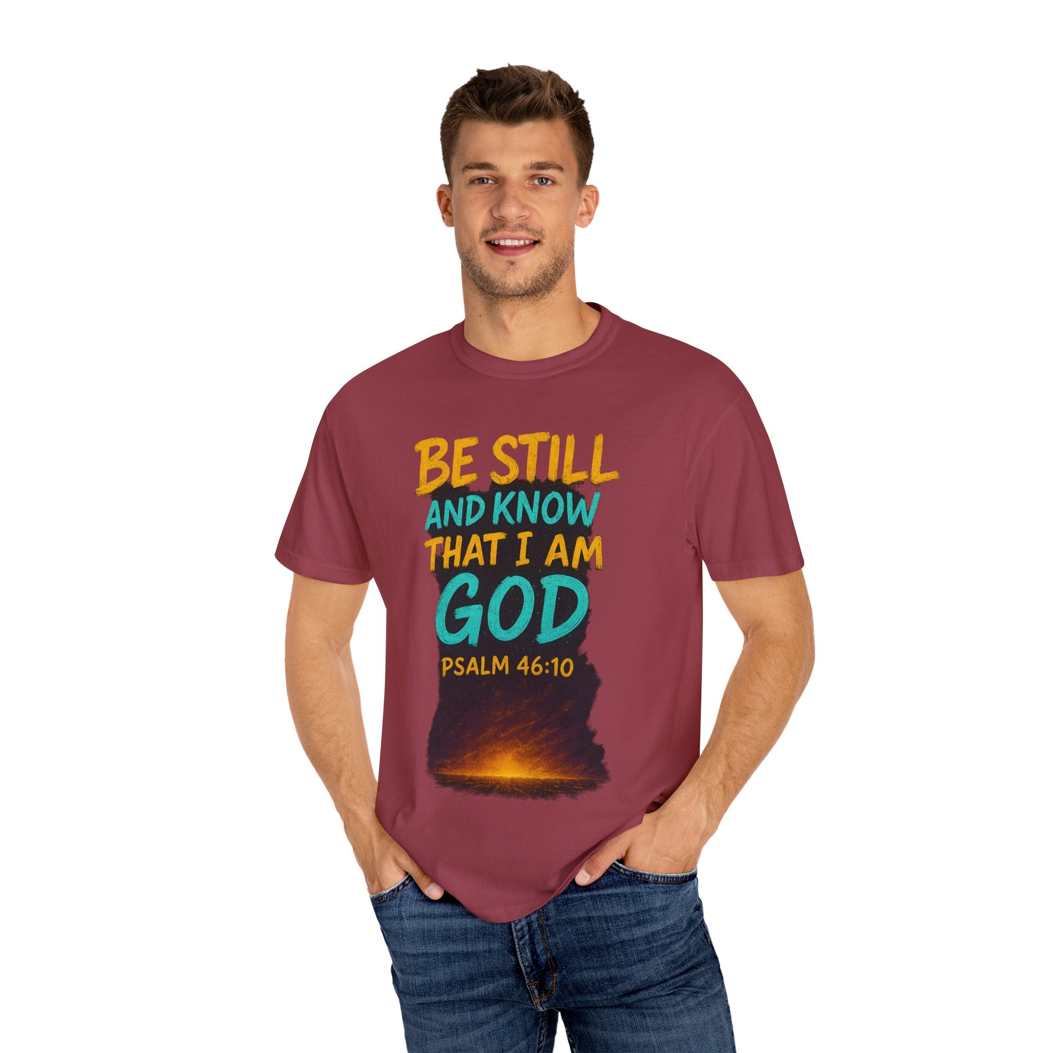 Garments of the Bible Unisex T-shirt Psalms 46:10
