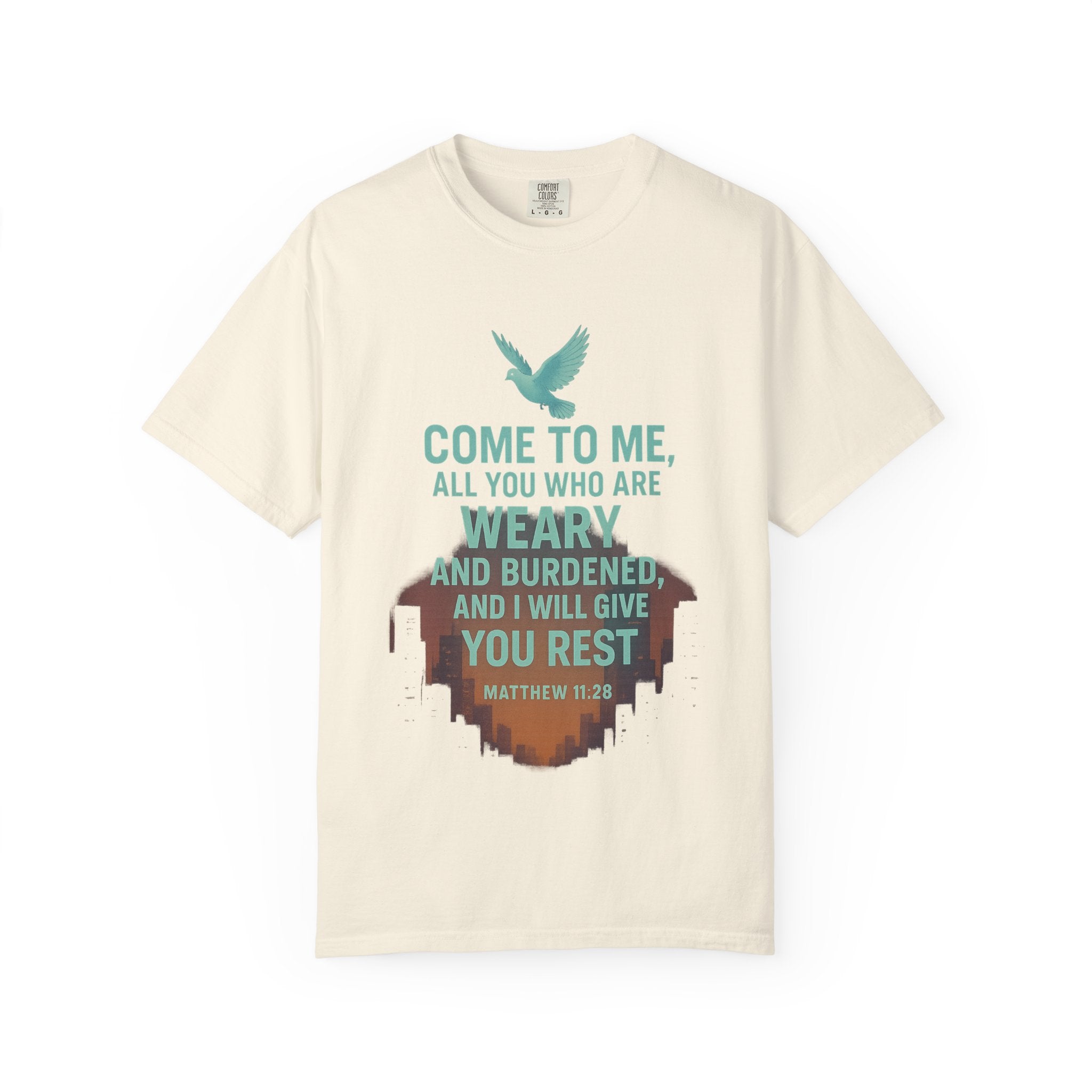 Garments of the Bible Unisex T-shirt Matthew 11:28