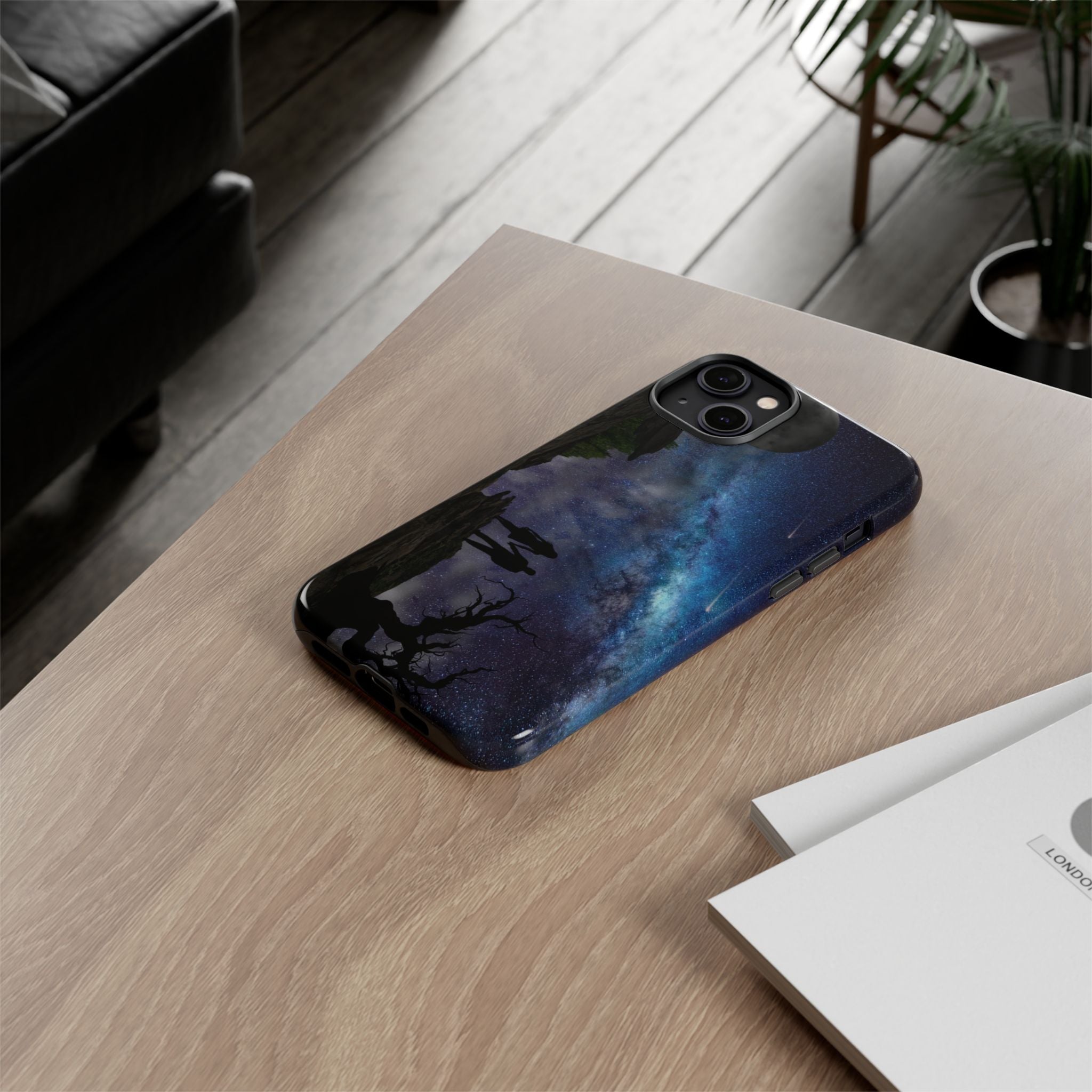 Starlit Galaxy Couples IPhone Case