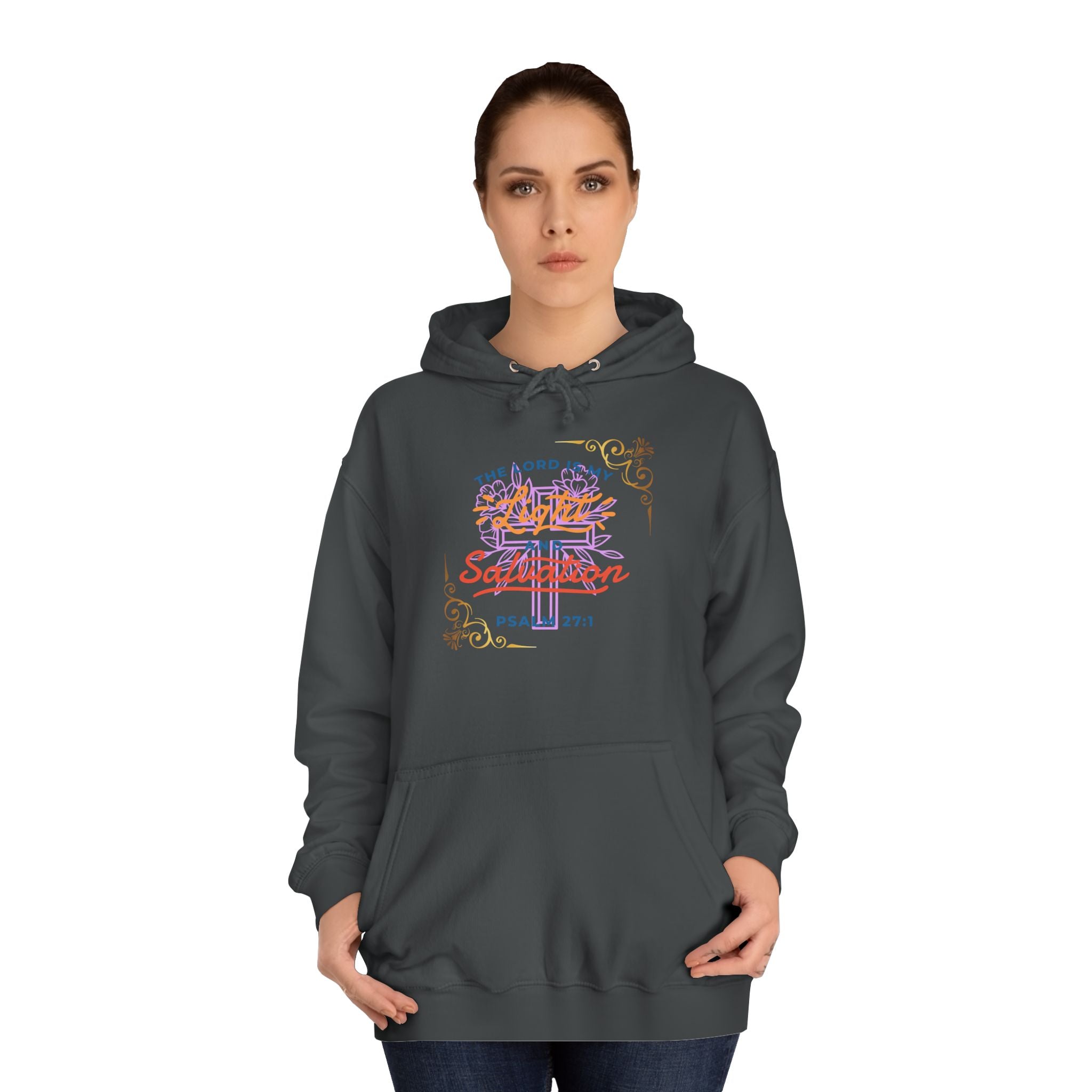 Inspirational Unisex College Hoodie, Motivational Sweatshirt, Faith-based [...]