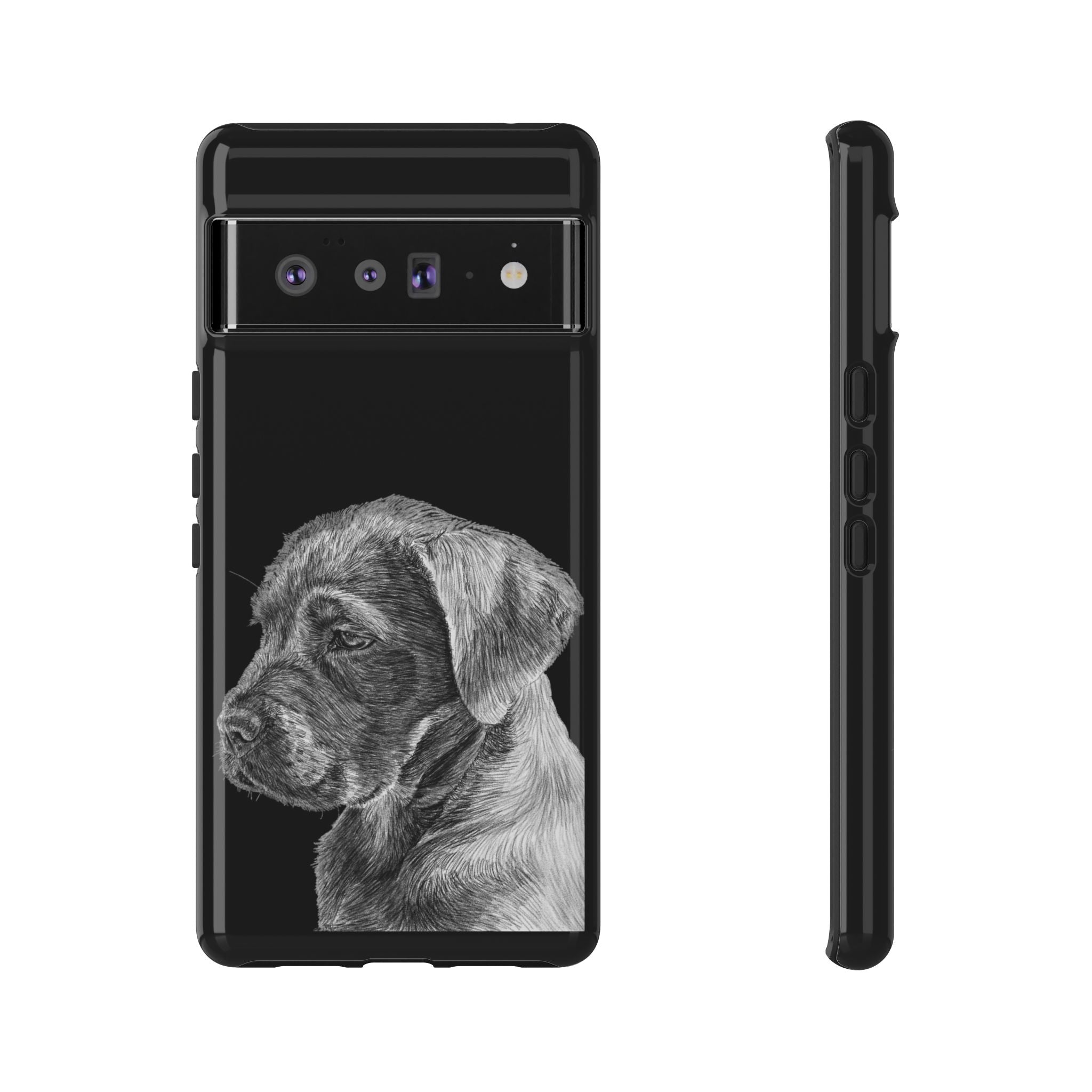 Custom Phone Case for Dog Lovers, Tough Cases with Labrador Design, Pet Owner Gift, Personalized Phone Cover, Animal Art Case