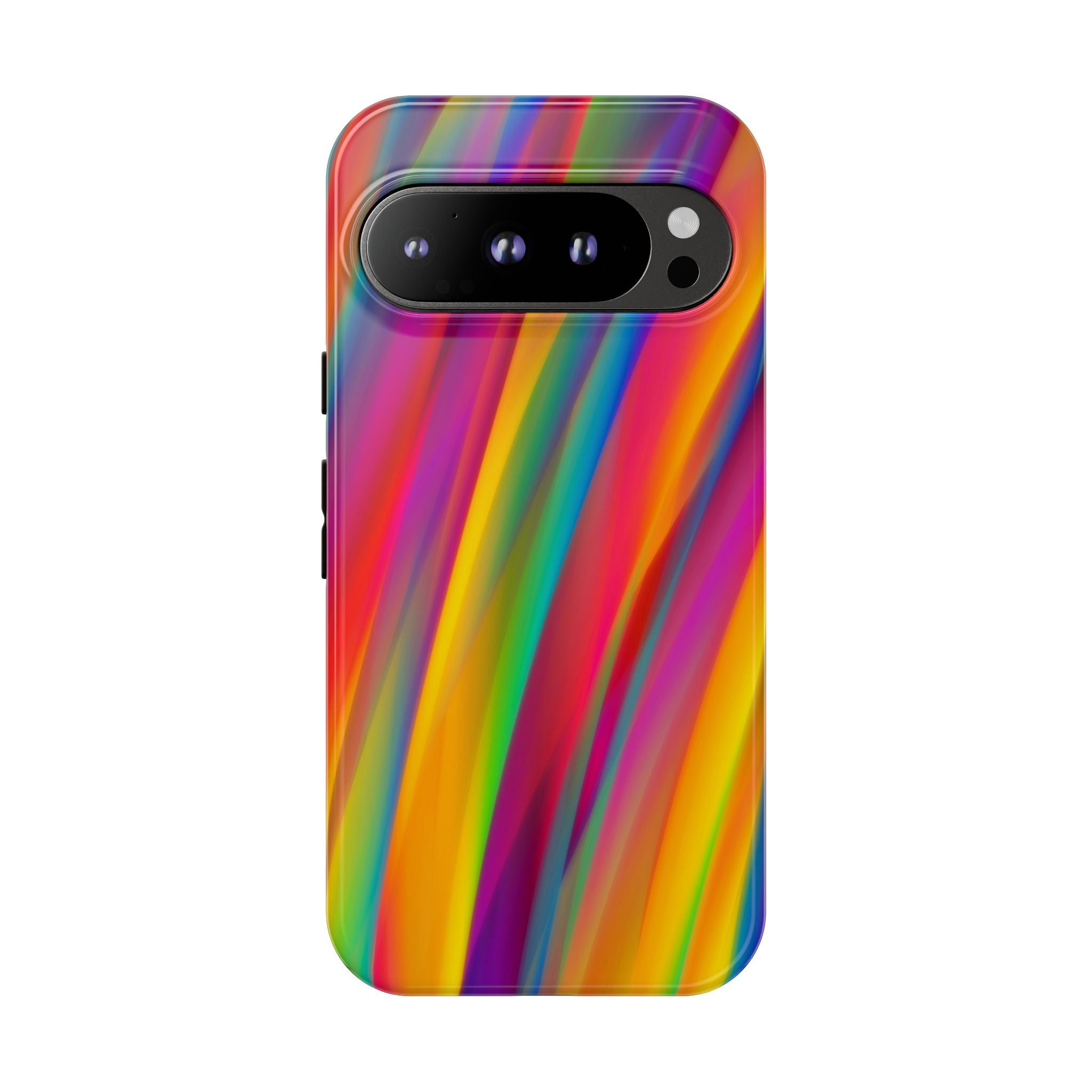 Vibrant Tough Phone Case, Colorful Phone Protection, Artistic Cell Cover, Gift for Gamers, Fun Tech Accessory, Pride Celebration