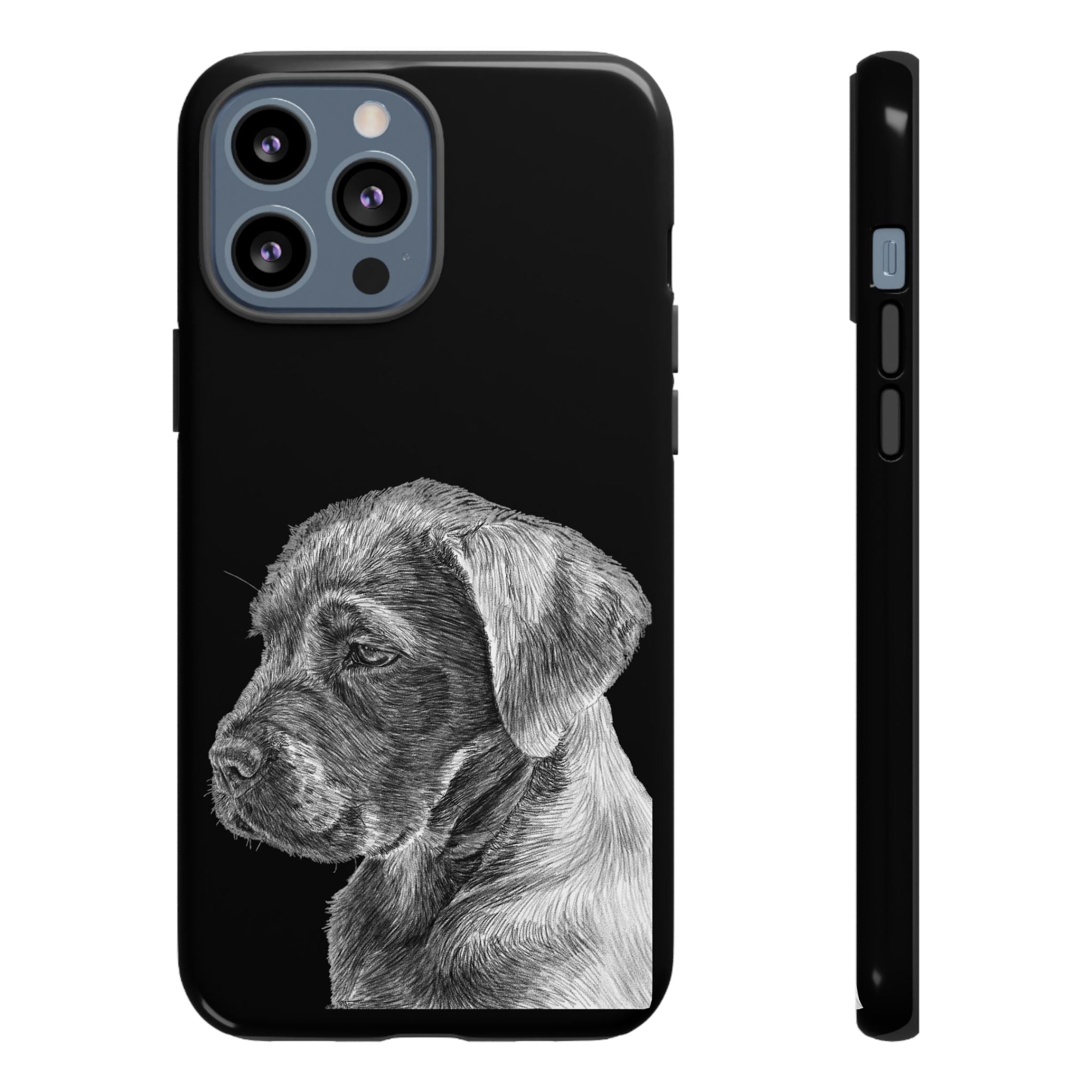 Custom Phone Case for Dog Lovers, Tough Cases with Labrador Design, Pet Owner Gift, Personalized Phone Cover, Animal Art Case
