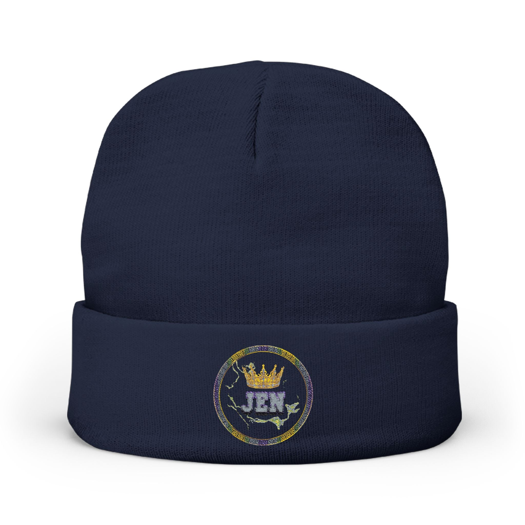 K1ng_Jen Beanie Hat Logo 1