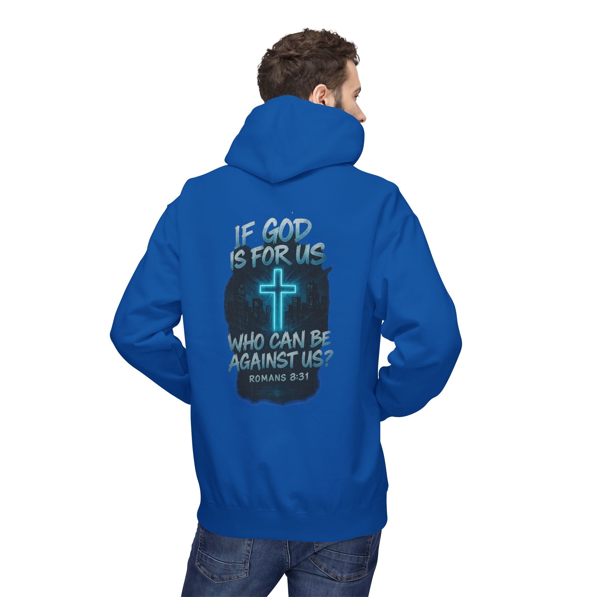 Garments of the Bible Unisex Hoodie (Romans 8:31)